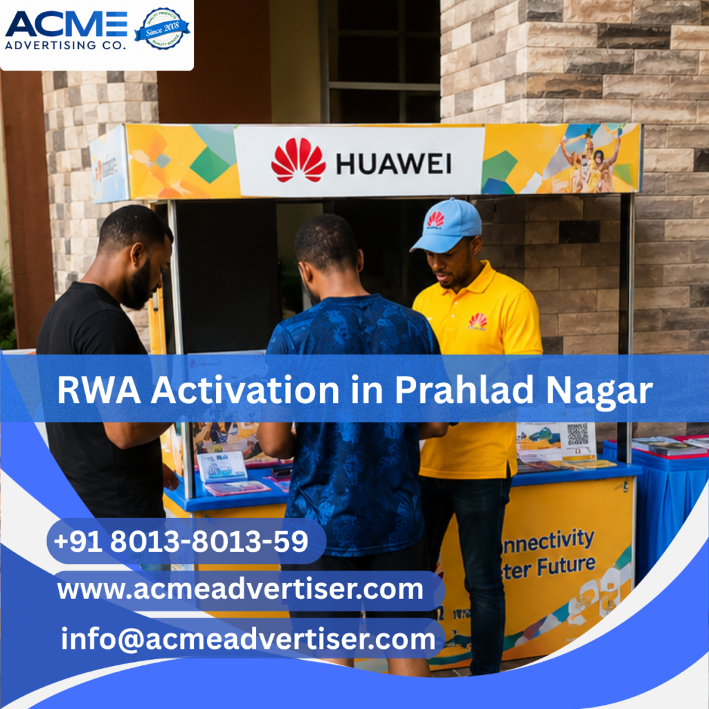 RWA Activation Company in Satellite conducting residential society branding and community engagement activities