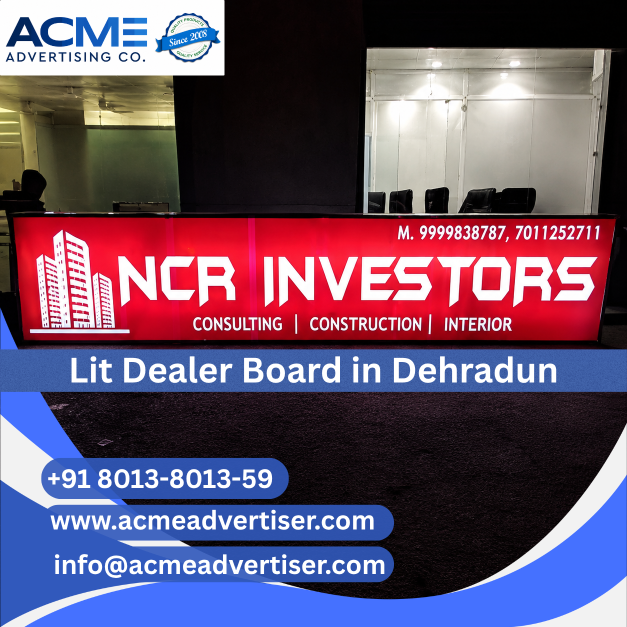 Lit Dealer Board Advertising Company in Dehradun - 