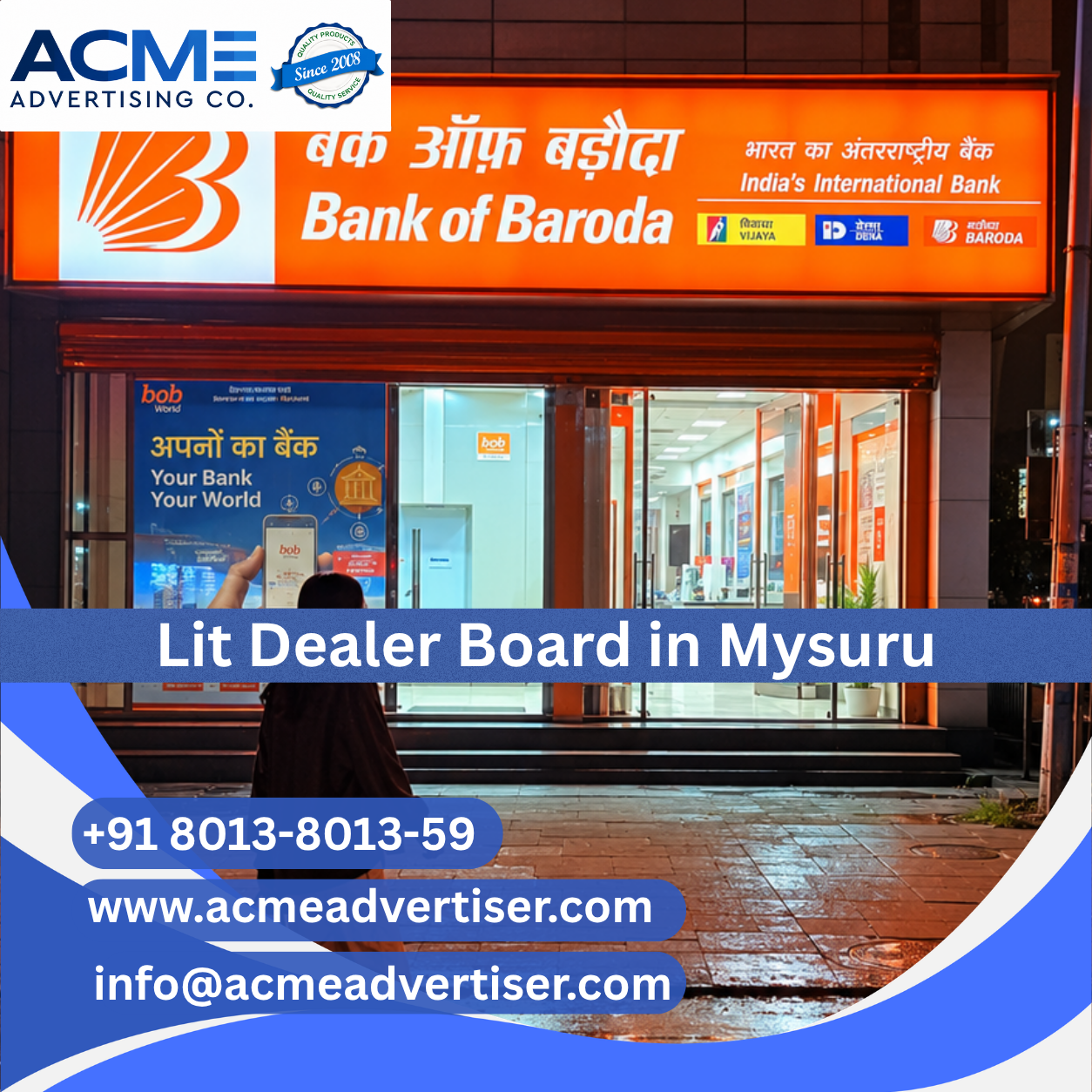 Lit Dealer Board Advertising Company in Mysuru - 