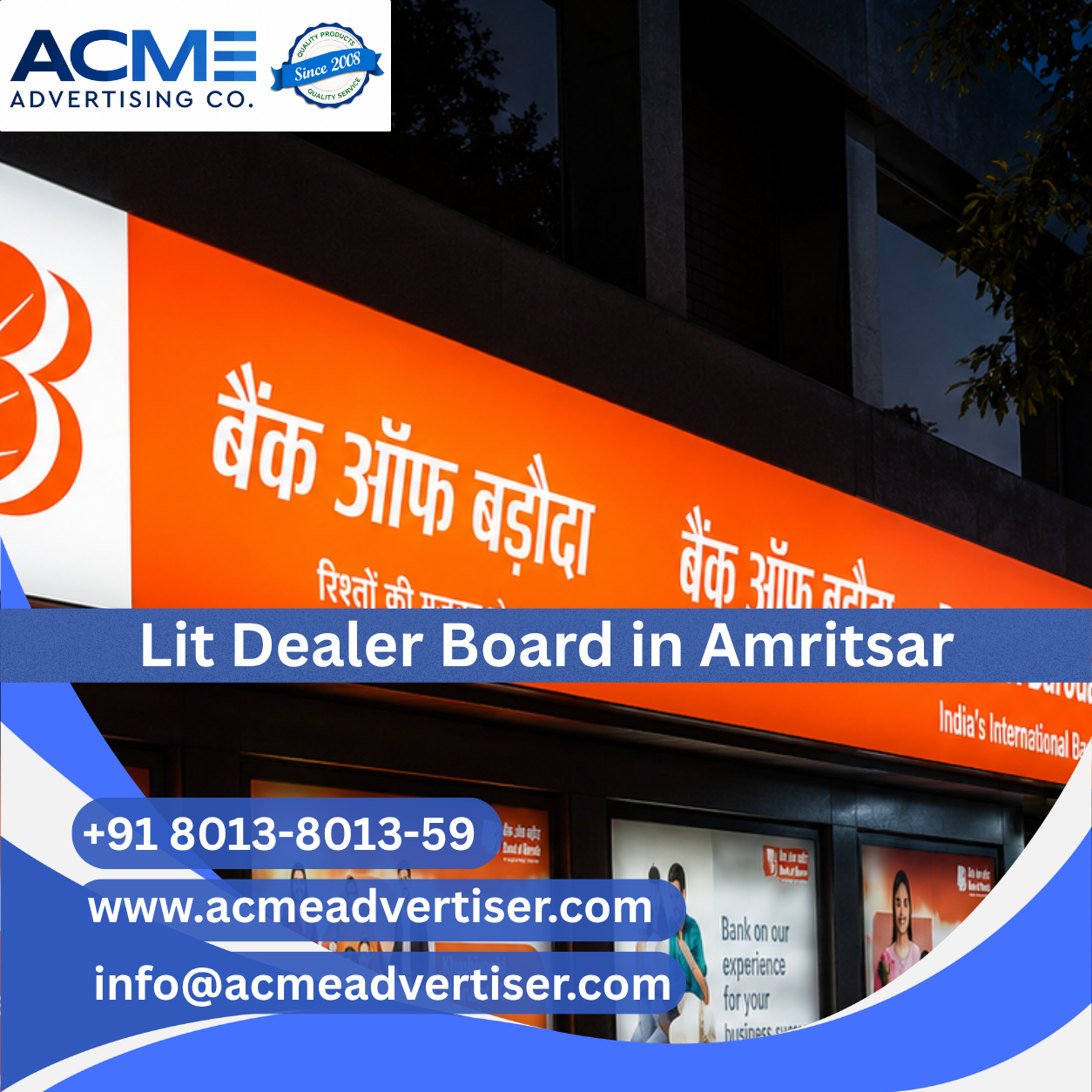 Lit Dealer Board Advertising Agency Amritsar - 