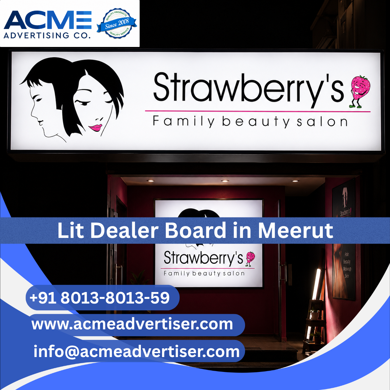 Lit Dealer Board Advertising Agency in Meerut - 