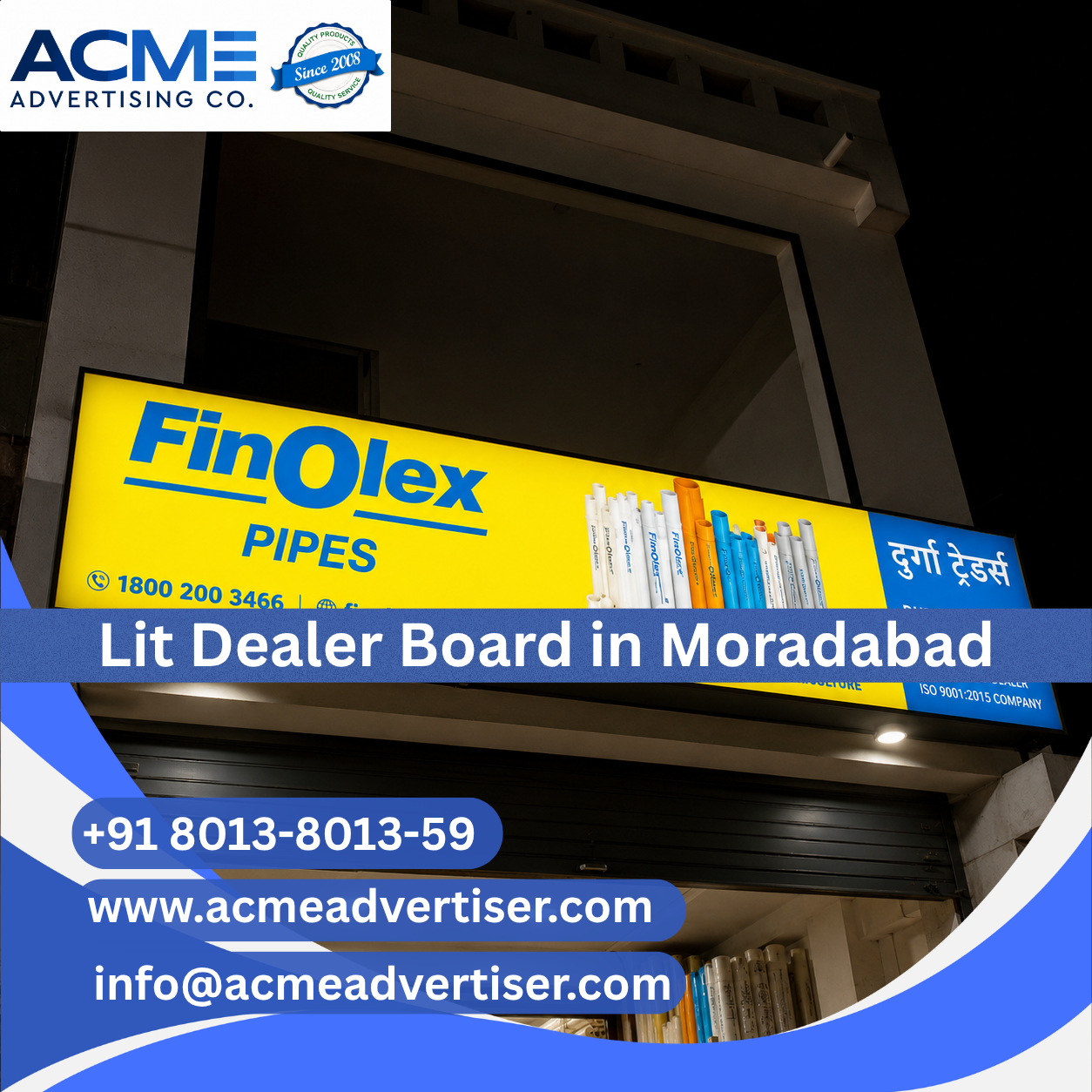 Lit Dealer Board Advertising Agency Moradabad - 