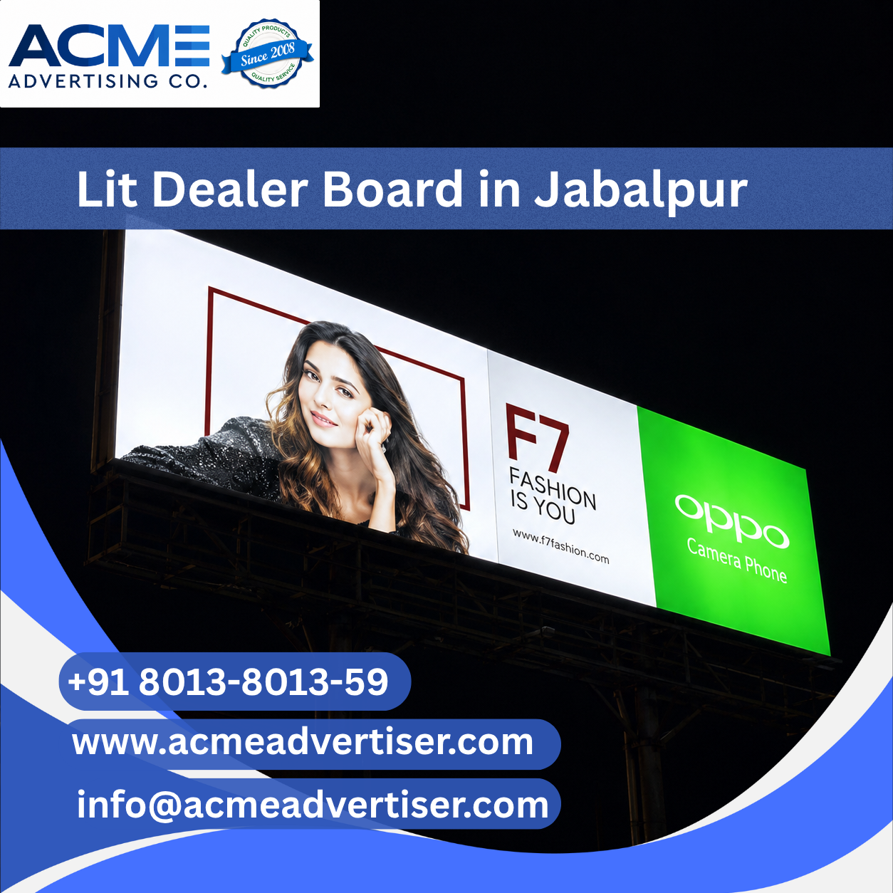 Lit Dealer Board Advertising Agency in Jabalpur - 
