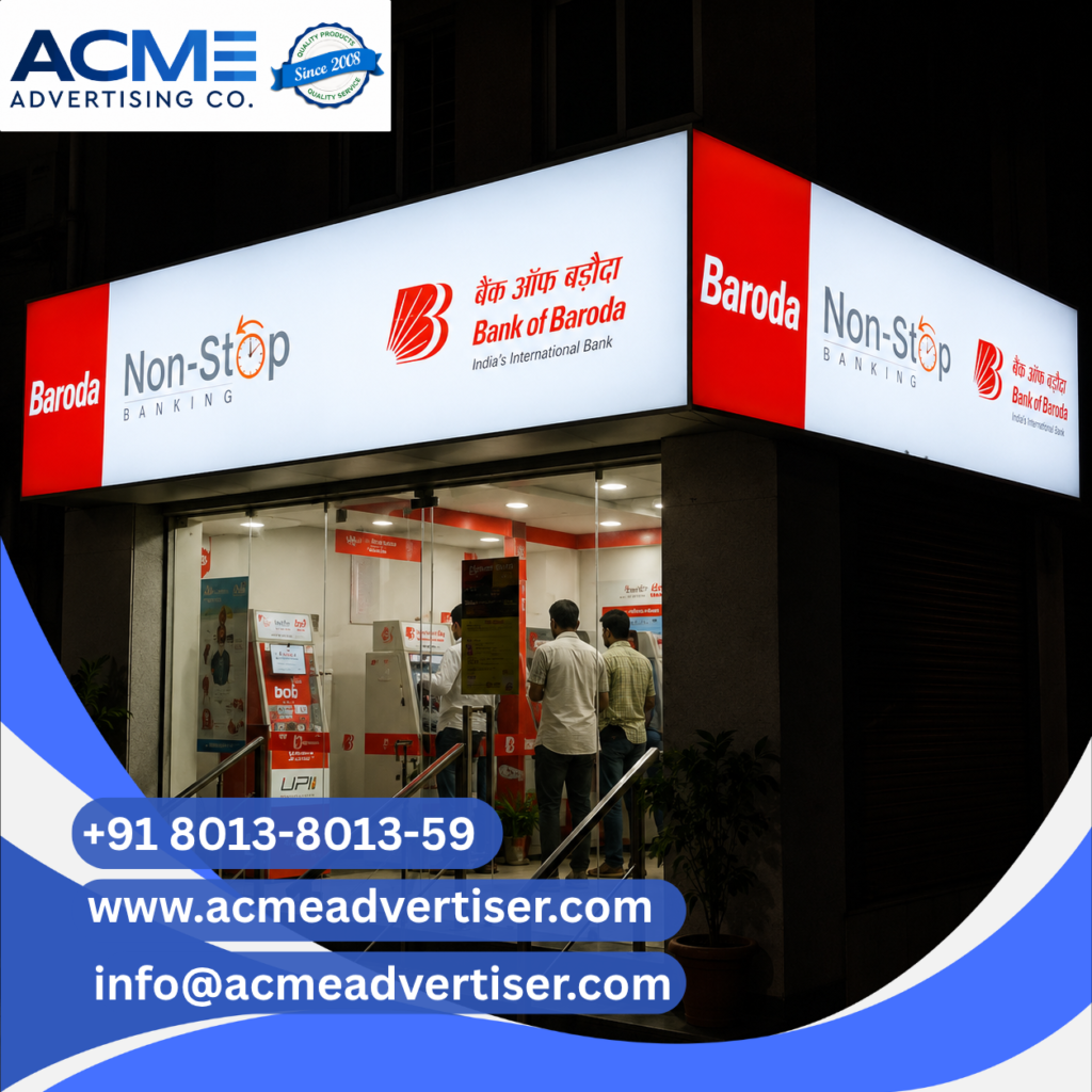 Glow Sign Board Advertising Company In Srinagar