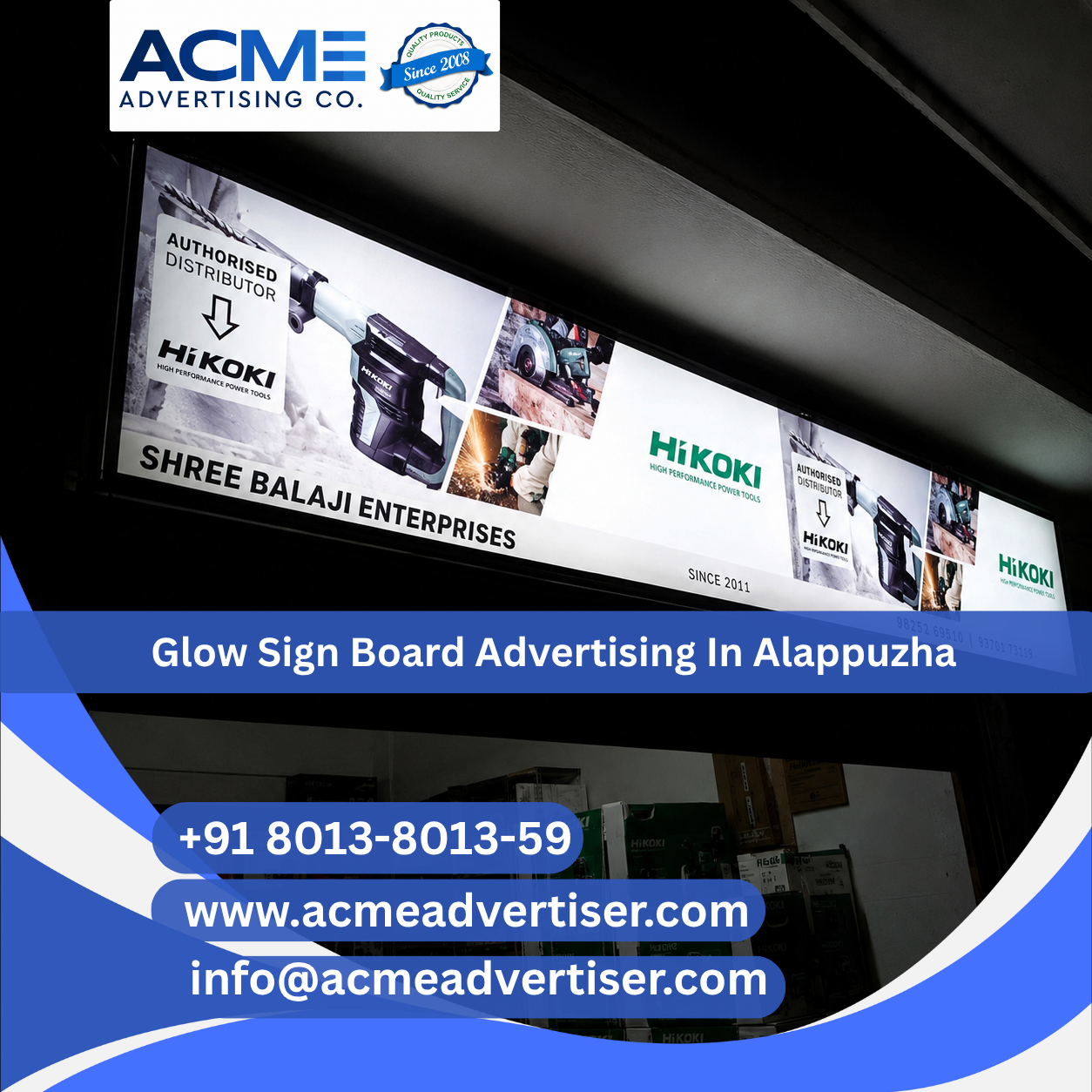 Glow Sign Board Advertising Company In Alappuzha - 