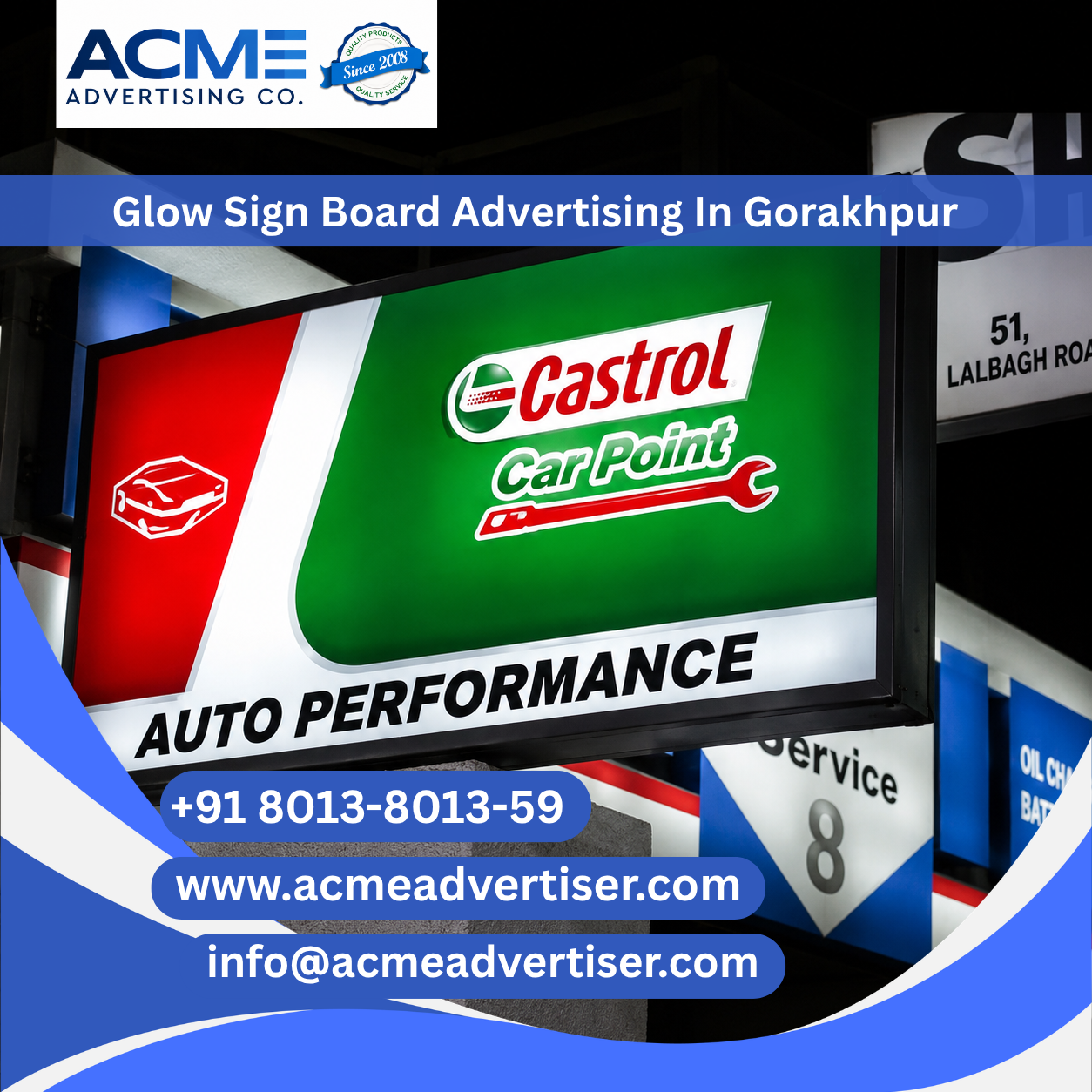 Lit Dealer Board Advertising Agency Gorakhpur - 