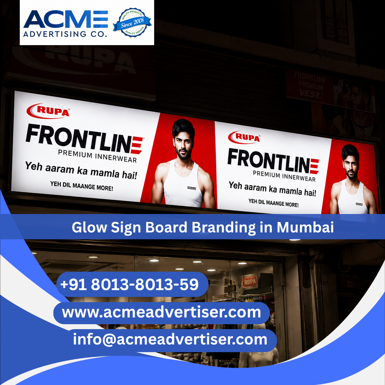 Glow Sign Board Advertising Company In Mumbai - 