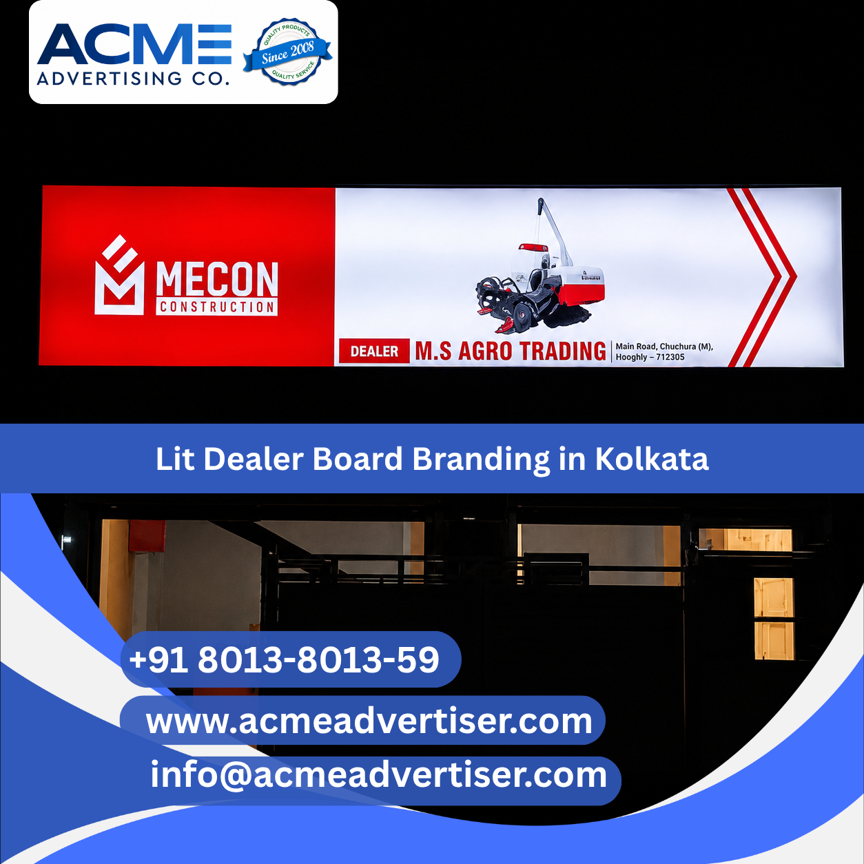 Lit Dealer Board Branding Agency in Kolkata - 