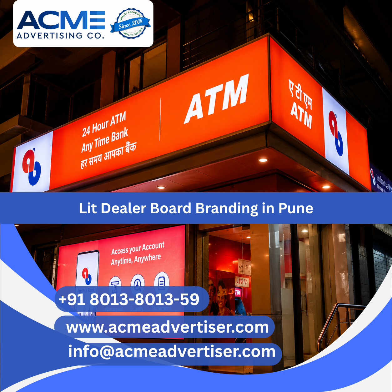 Lit Dealer Board Advertising Agency in Pune - 