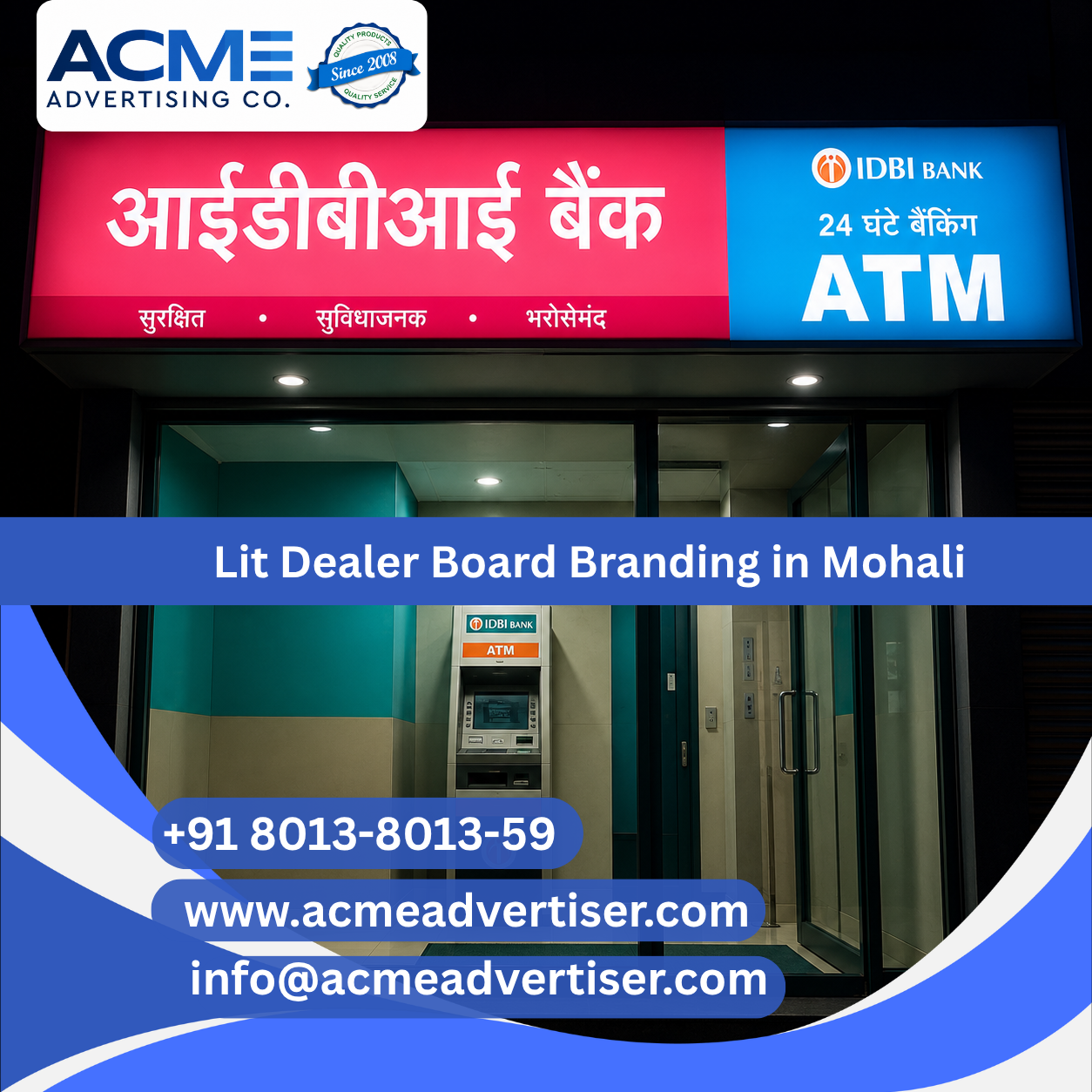 Lit Dealer Board Advertising Company in Mohali - 