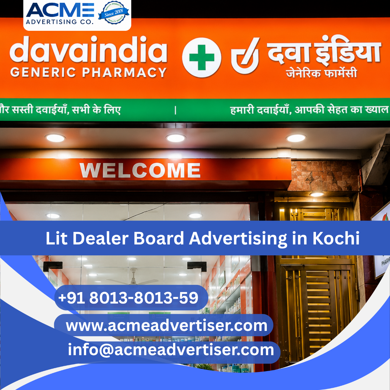 Shop Boards Advertising Agency in Kochi - 