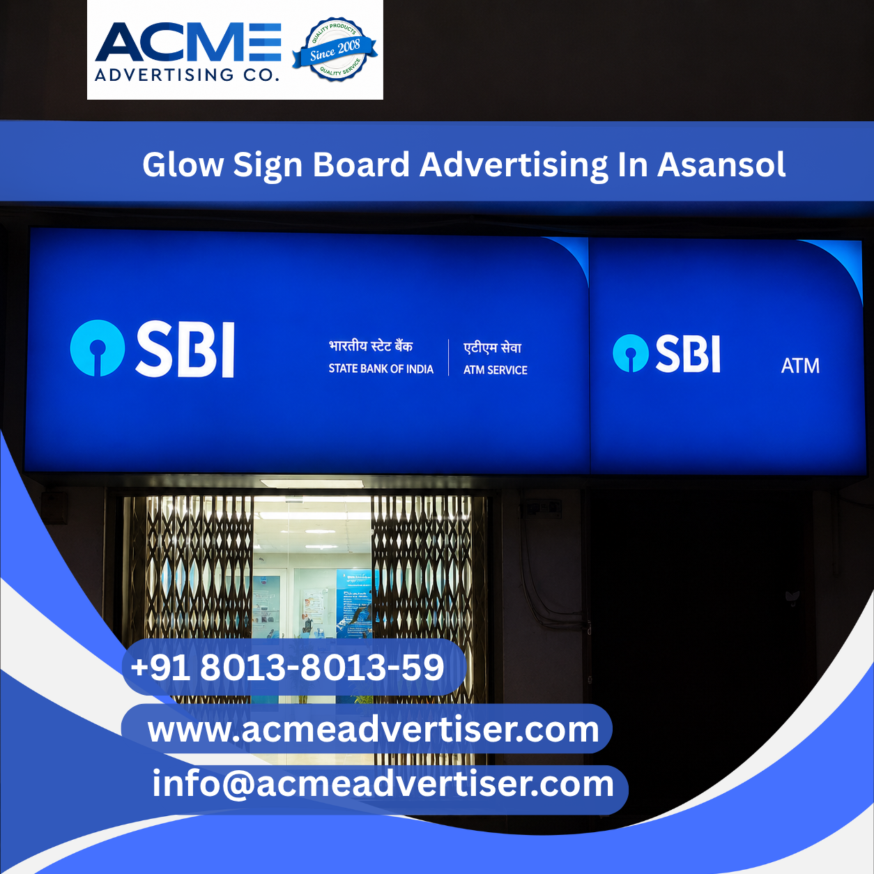 Glow Sign Board Advertising Company In Asansol - 