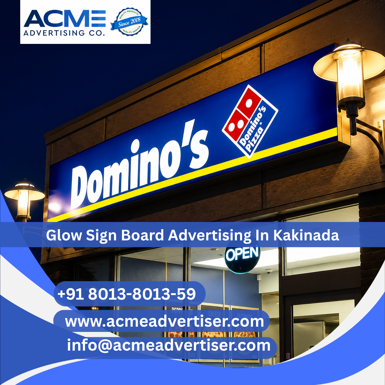 Glow Sign Board Advertising Company In Kakinada - 