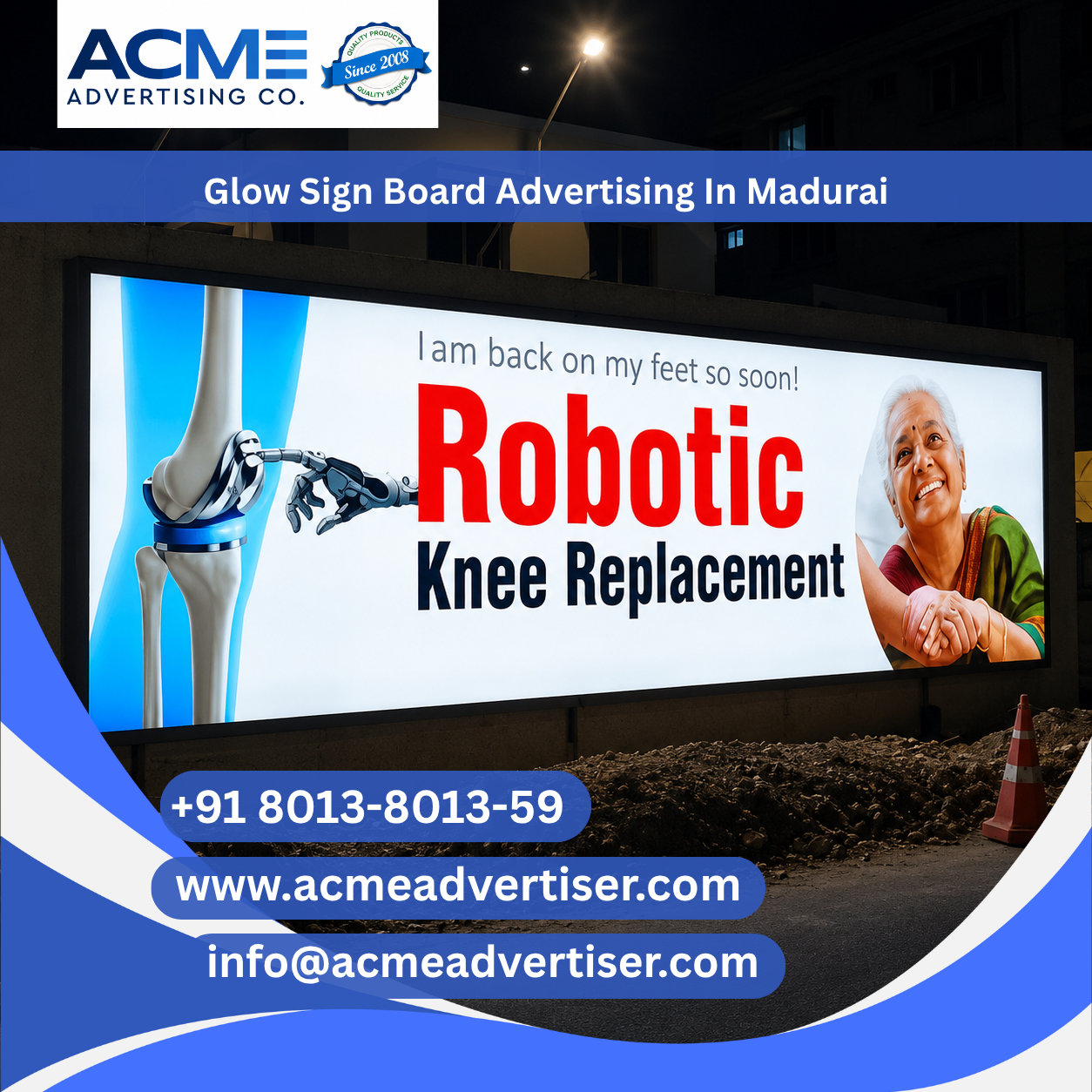 Glow Sign Board Advertising Agency In Madurai - 