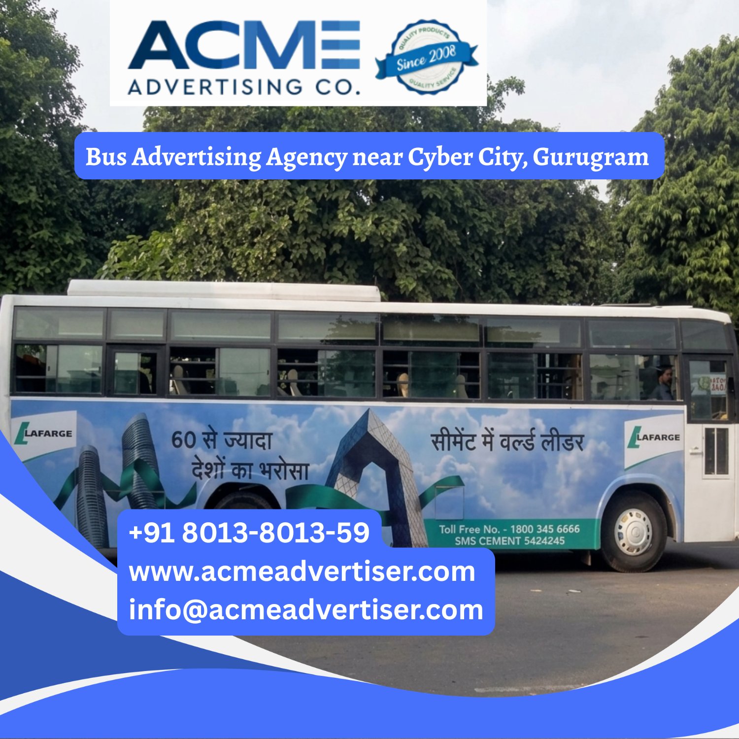 Bus Advertising Agency near Cyber City, Gurugram - 