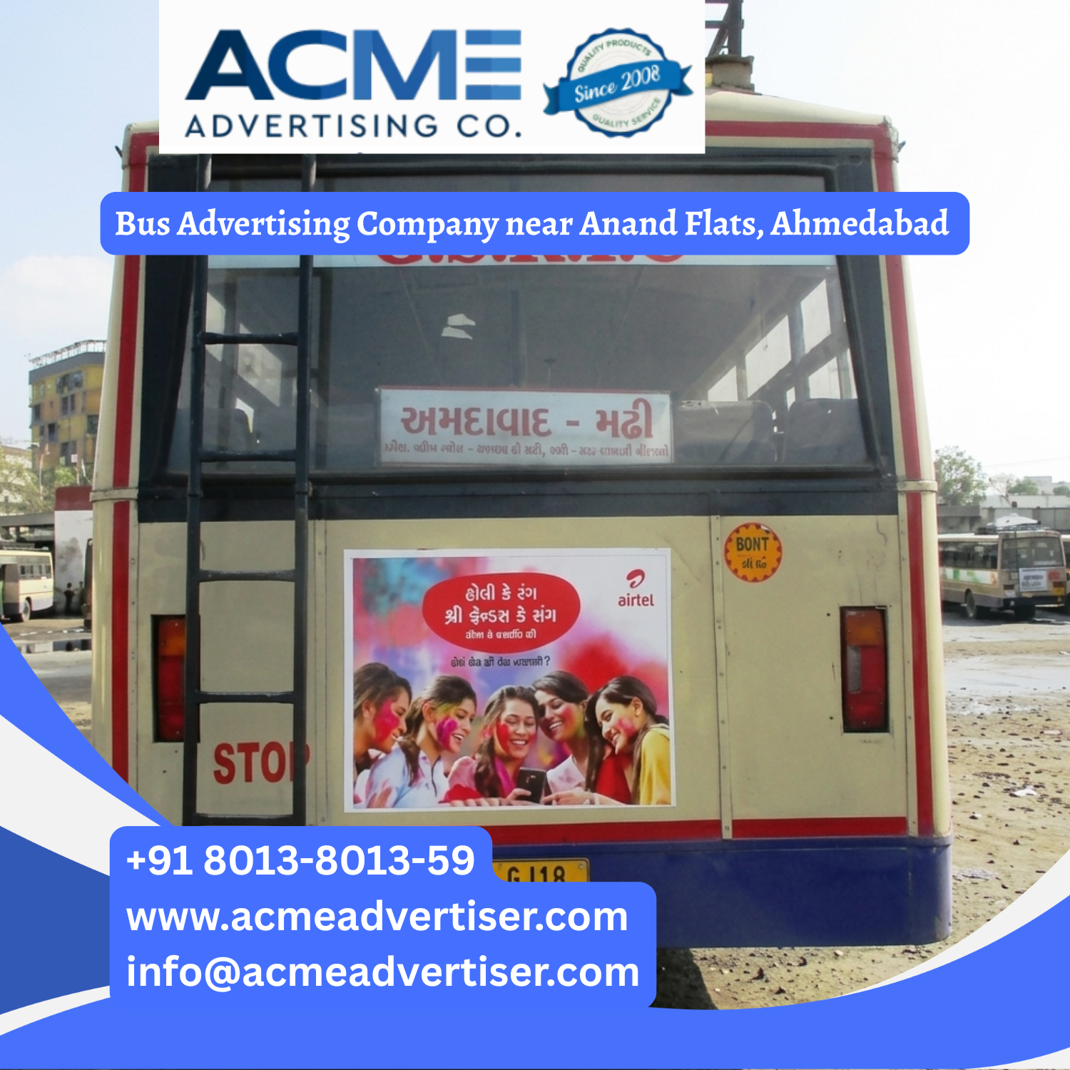 Bus Advertising Company near Anand Flats, Ahmedabad - 
