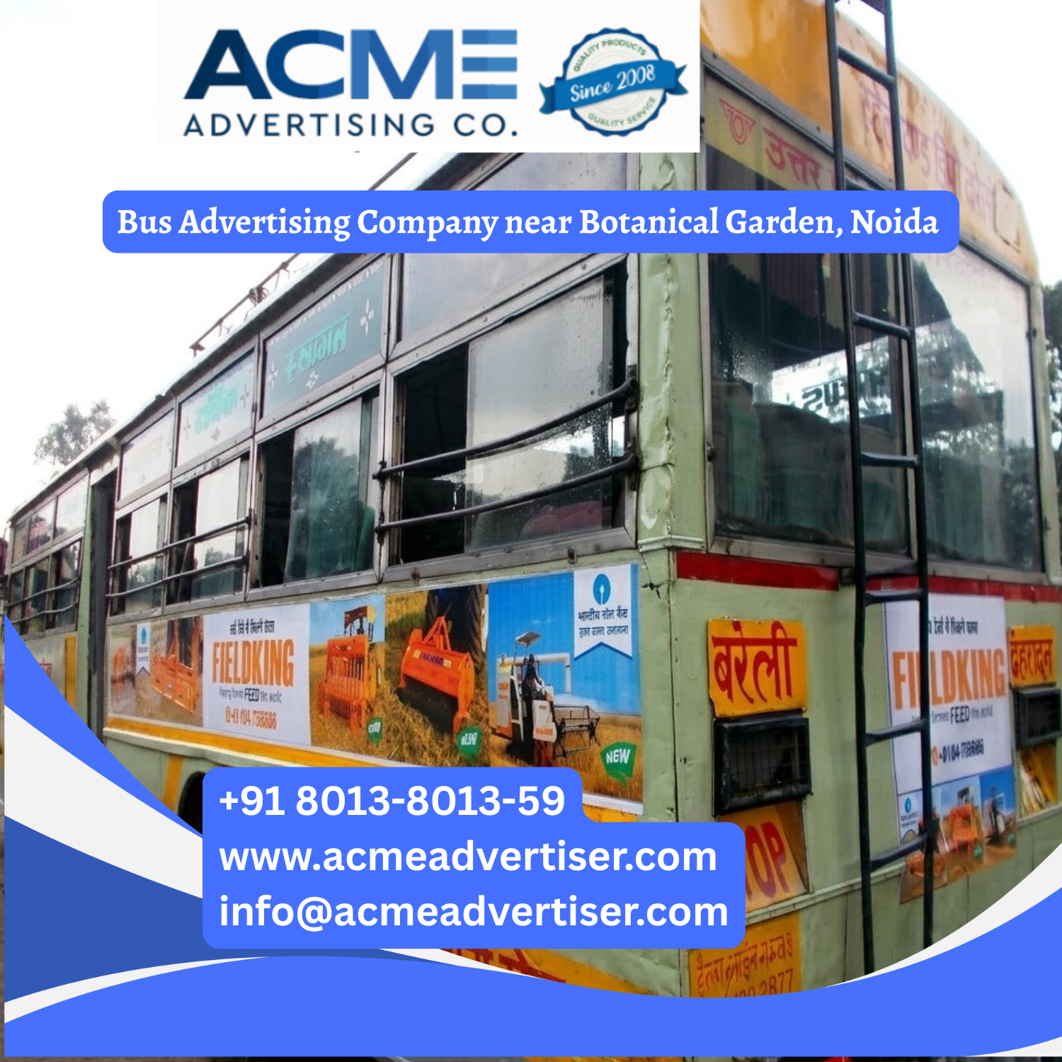 Bus Advertising Company near Botanical Garden, Noida - 