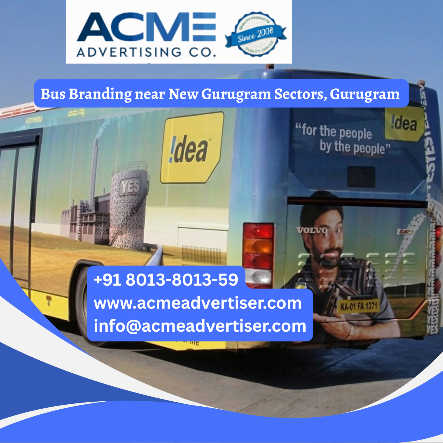 Bus Branding near New Gurugram Sectors, Gurugram - 