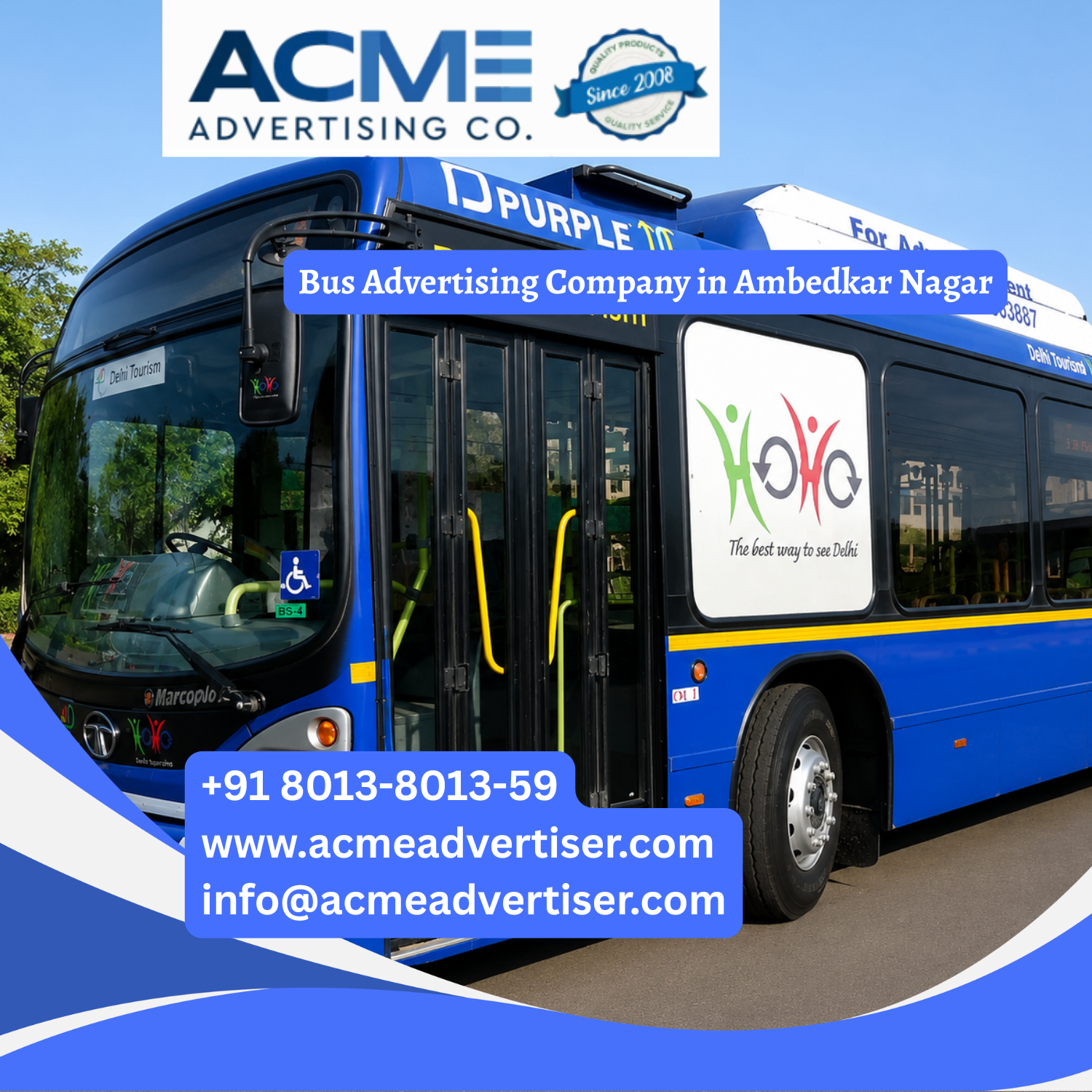 Bus Advertising Company in Ambedkar Nagar - 