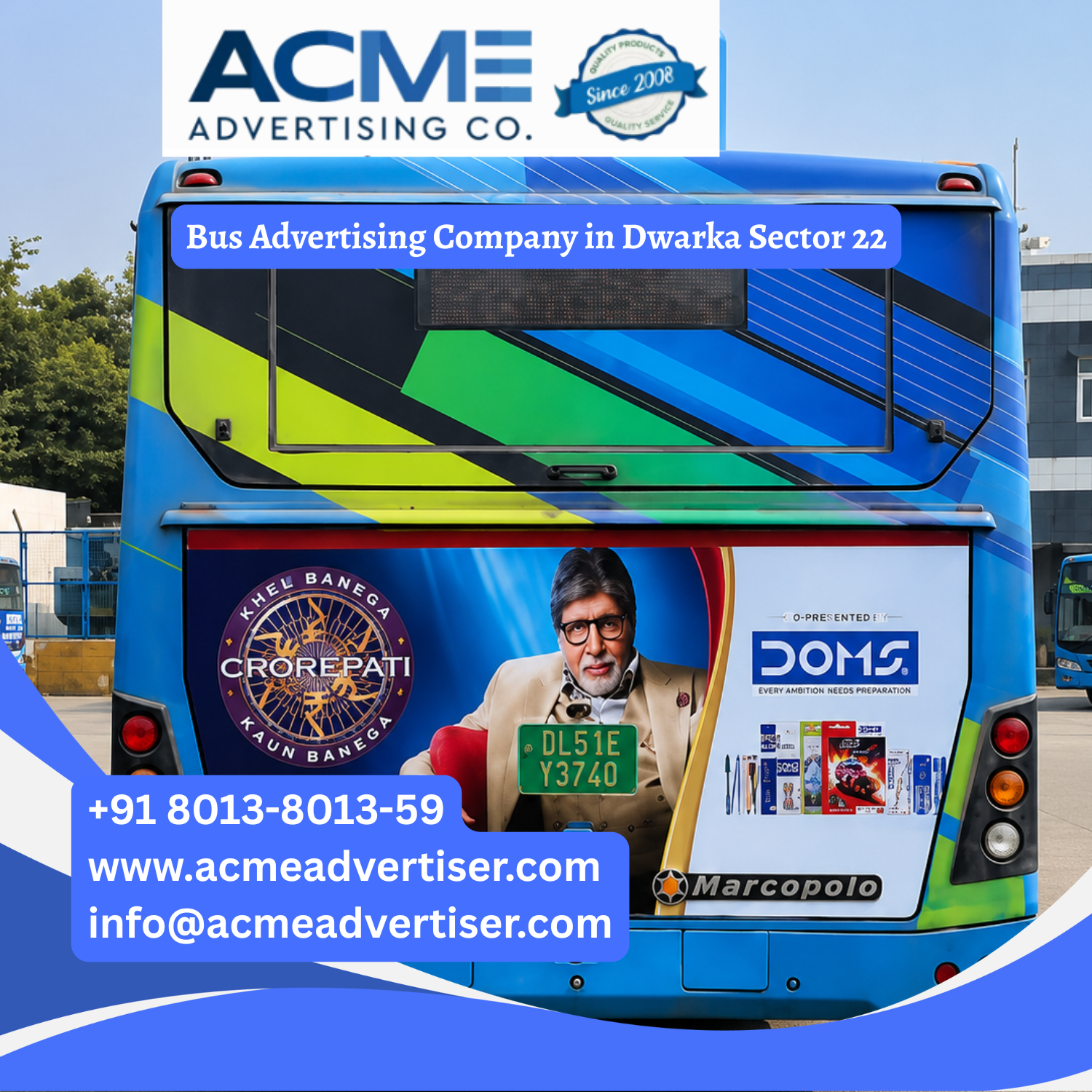 Bus Advertising Company in Dwarka Sector 22 - 