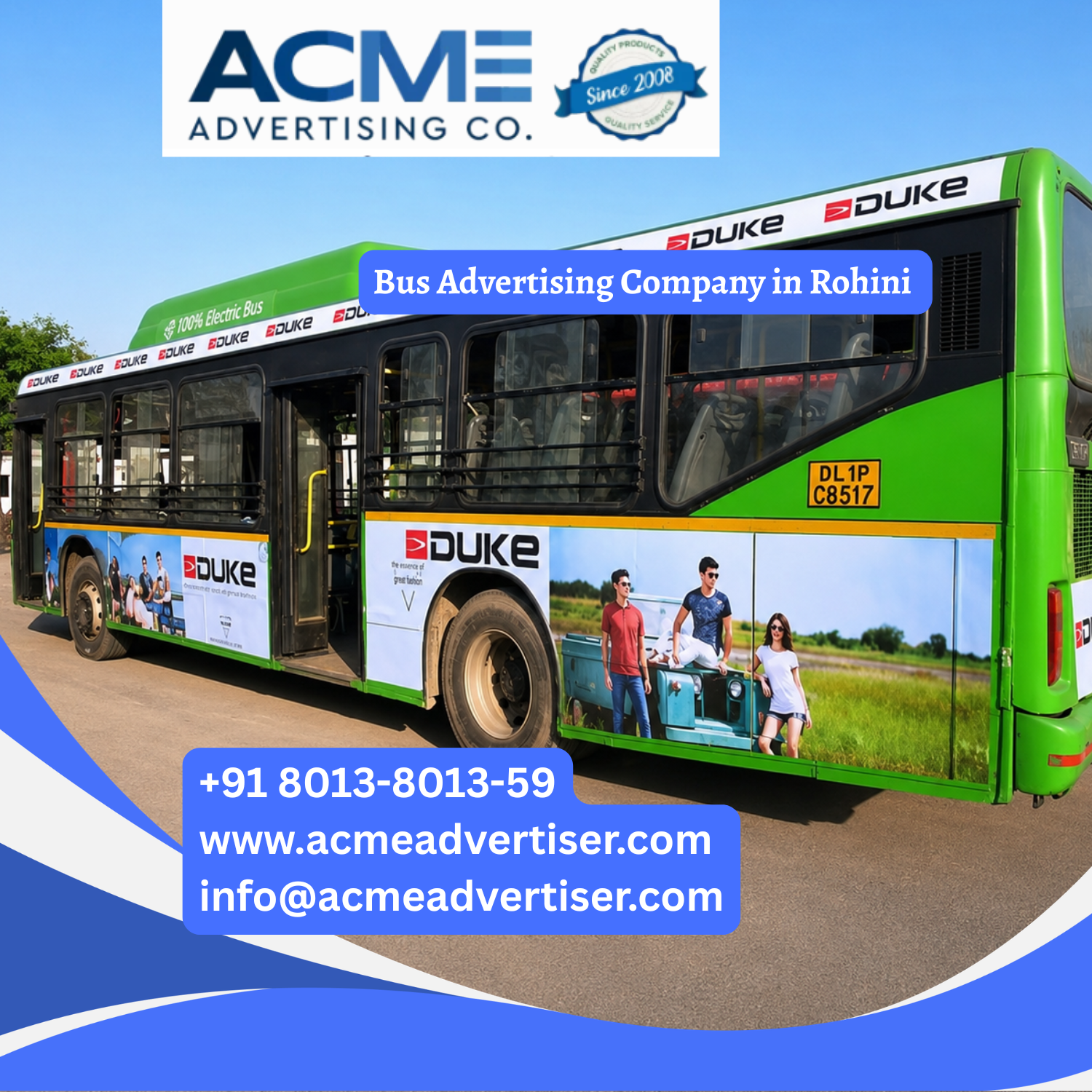 Bus Advertising Company in Rohini - 