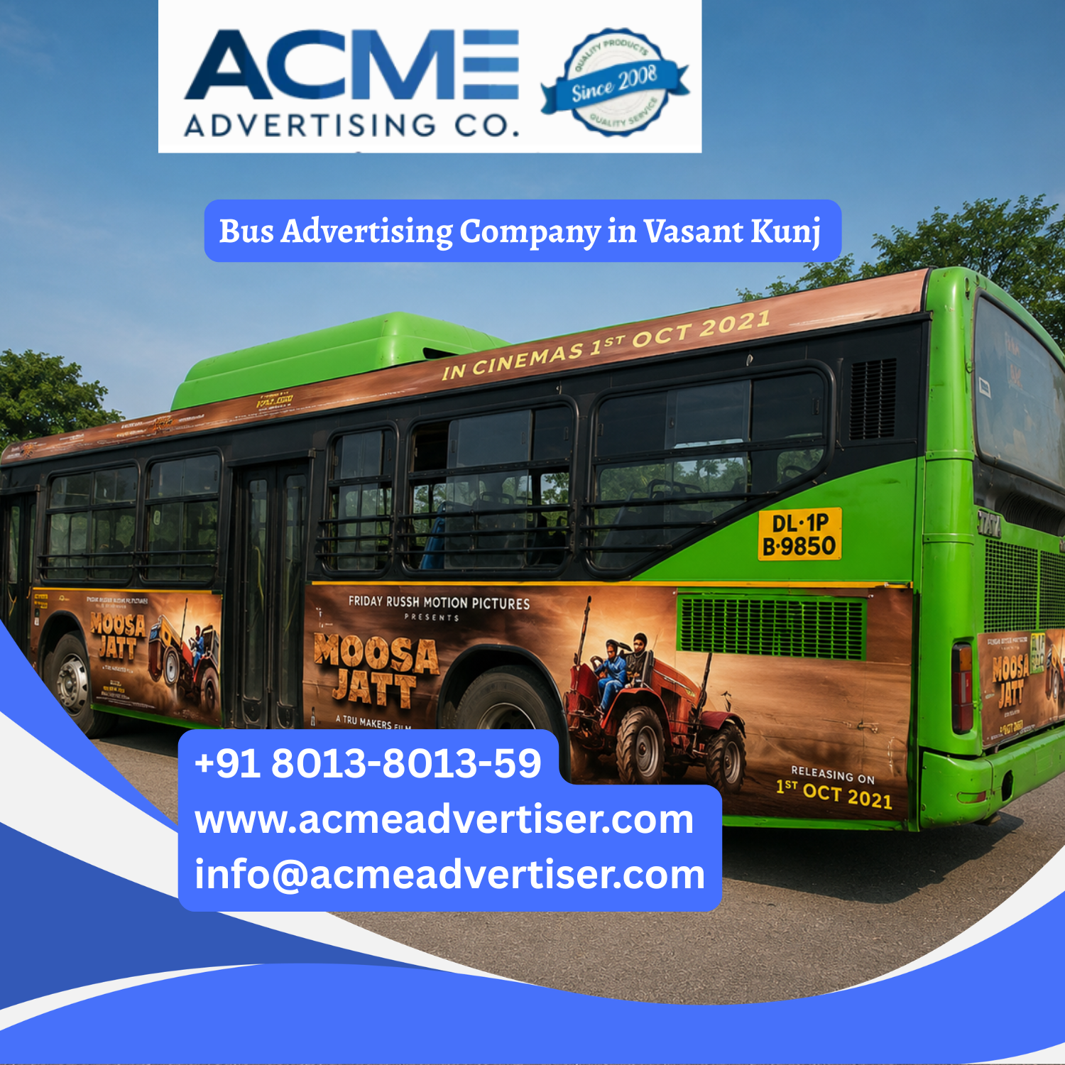 Bus Advertising Company in Vasant Kunj - 