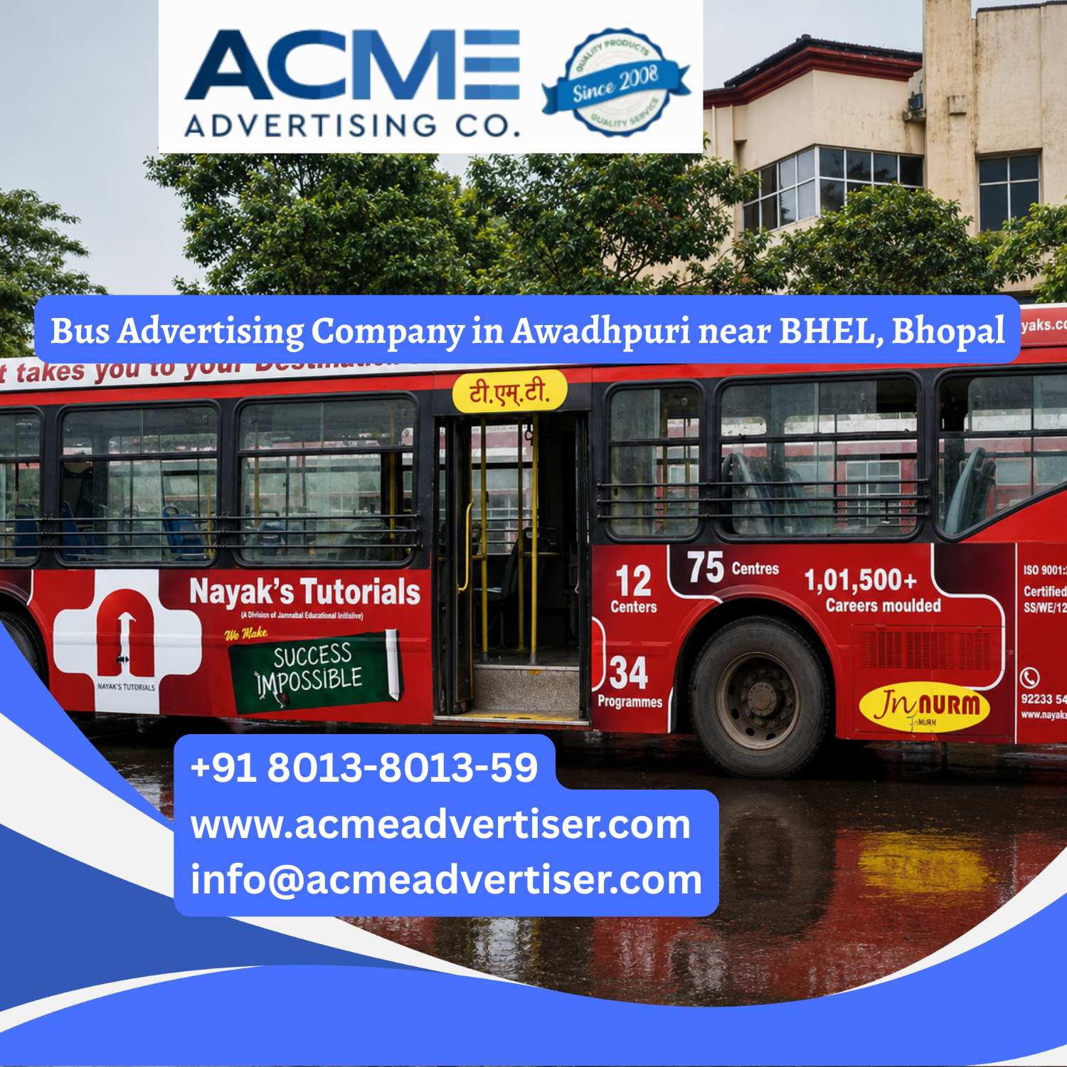 Bus Advertising Company in Awadhpuri near BHEL, Bhopal - 