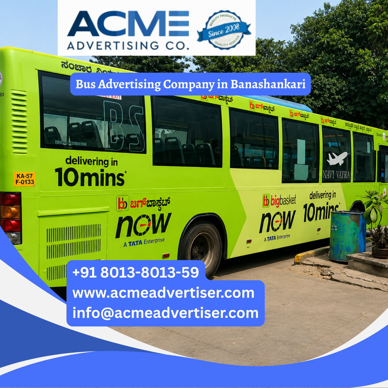Bus Advertising Company in Banashankari - 