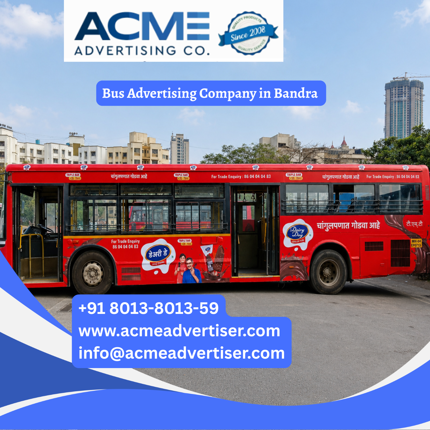 Bus Advertising Company in Bandra - 