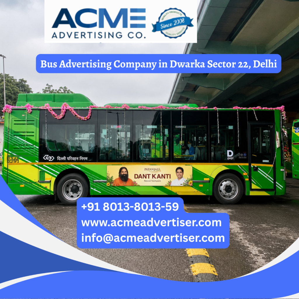 Bus advertising in Dwarka Sector 22, Delhi featuring branded transit buses traveling through Dwarka Expressway, Sector 21 Metro Station, IGI Airport, and major commercial corridors
Bus Advertising Agency near Koyambedu, Chennai