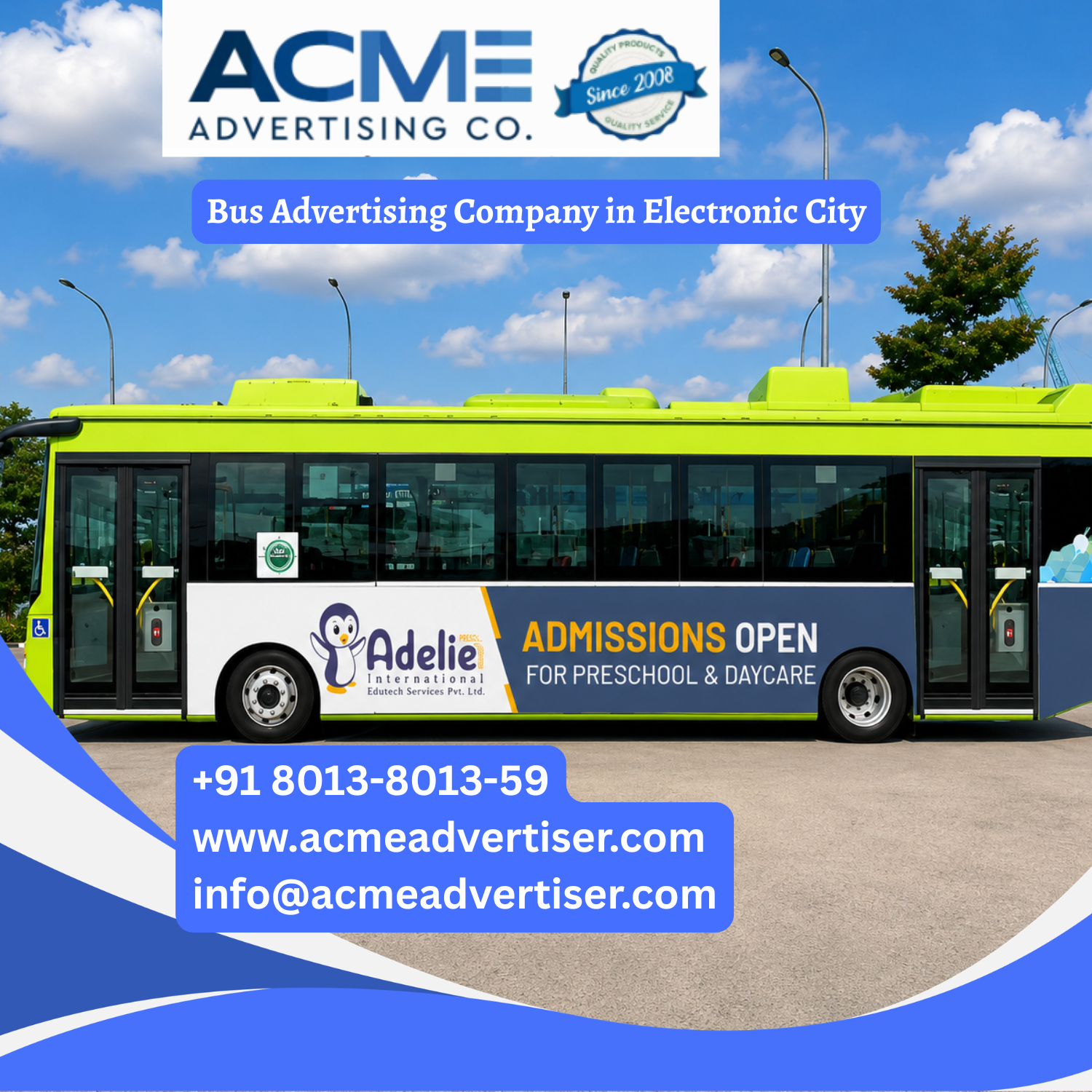 Bus Advertising Company in Electronic City - 