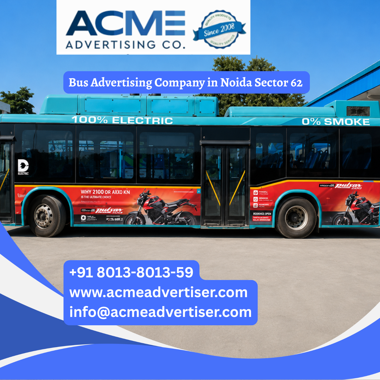 Bus Advertising Company in Noida Sector 62 - 