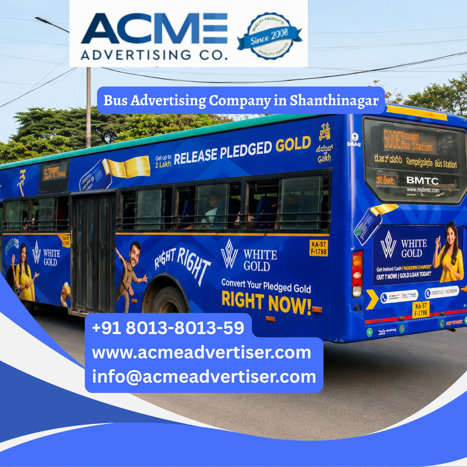 Bus Advertising Company in Shanthinagar - 