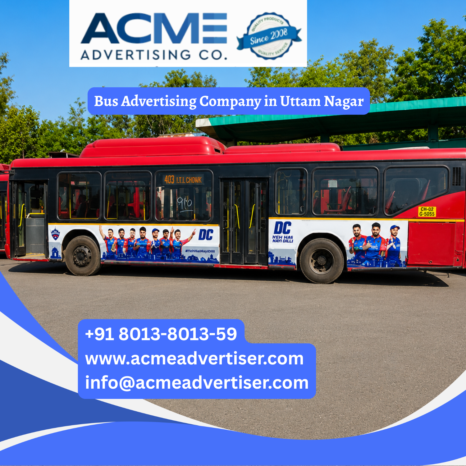 Bus Advertising Company in Uttam Nagar - 