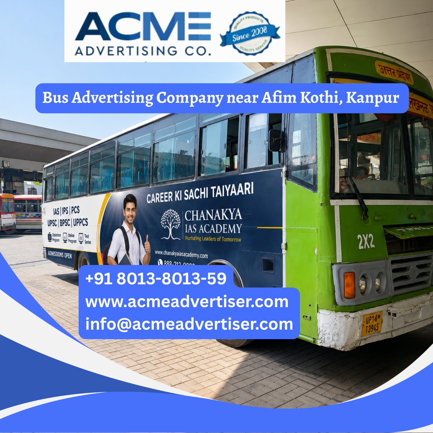 Bus Advertising Company near Afim Kothi, Kanpur - 