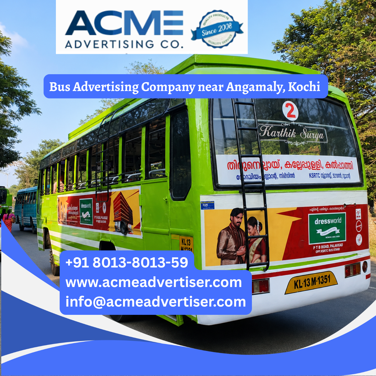Bus Advertising Company near Angamaly, Kochi - 