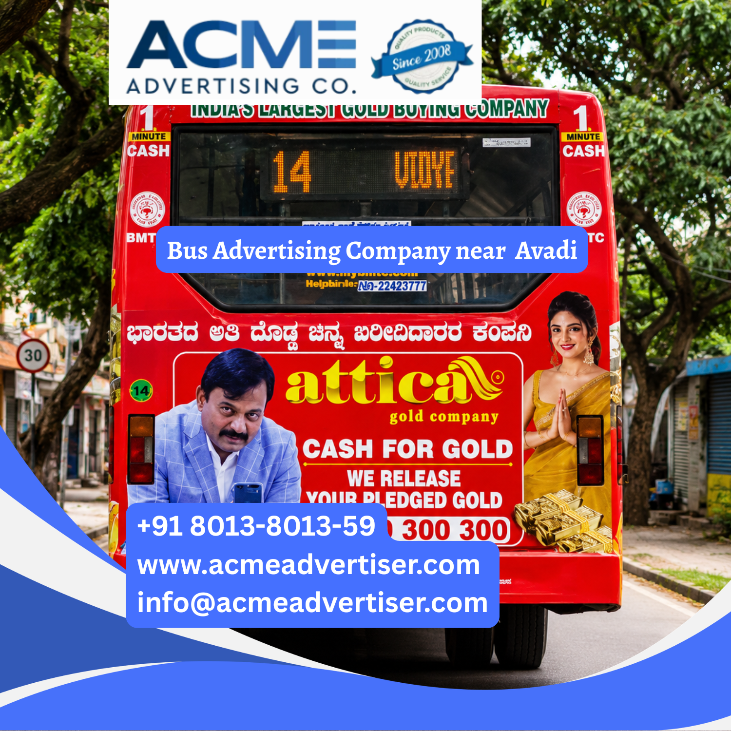 Bus Advertising Company near Avadi - 