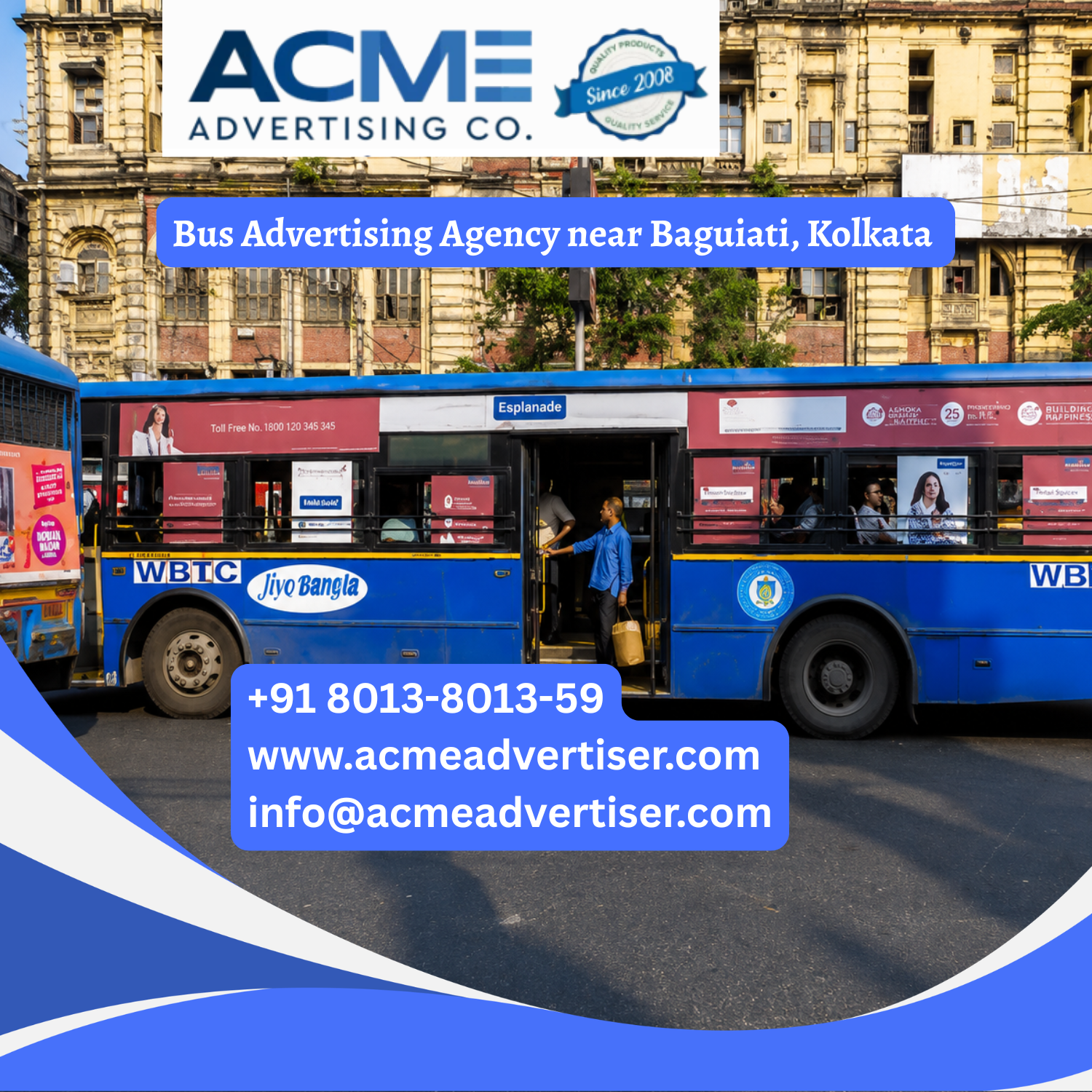 Bus Advertising Agency near Baguiati, Kolkata - 