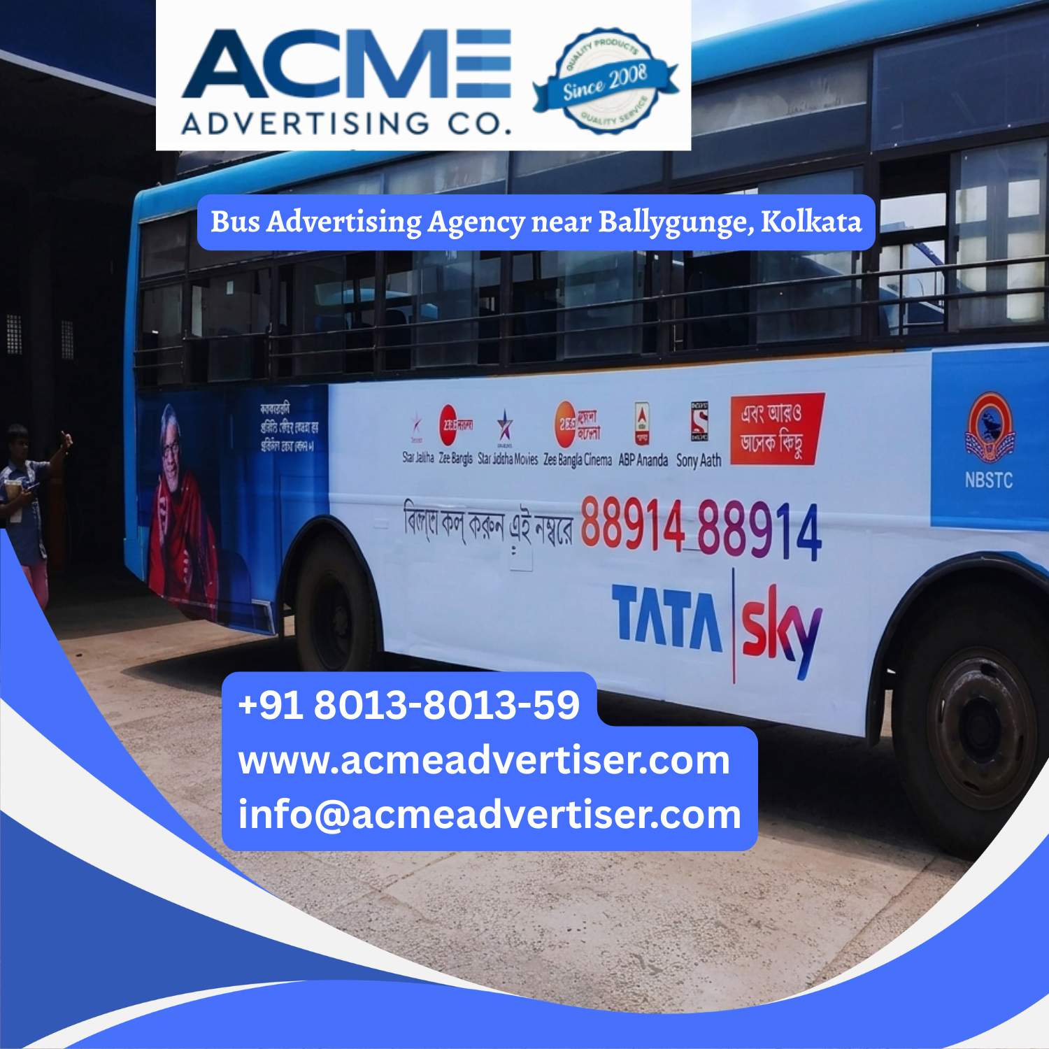 Bus Advertising Agency near Ballygunge, Kolkata - 