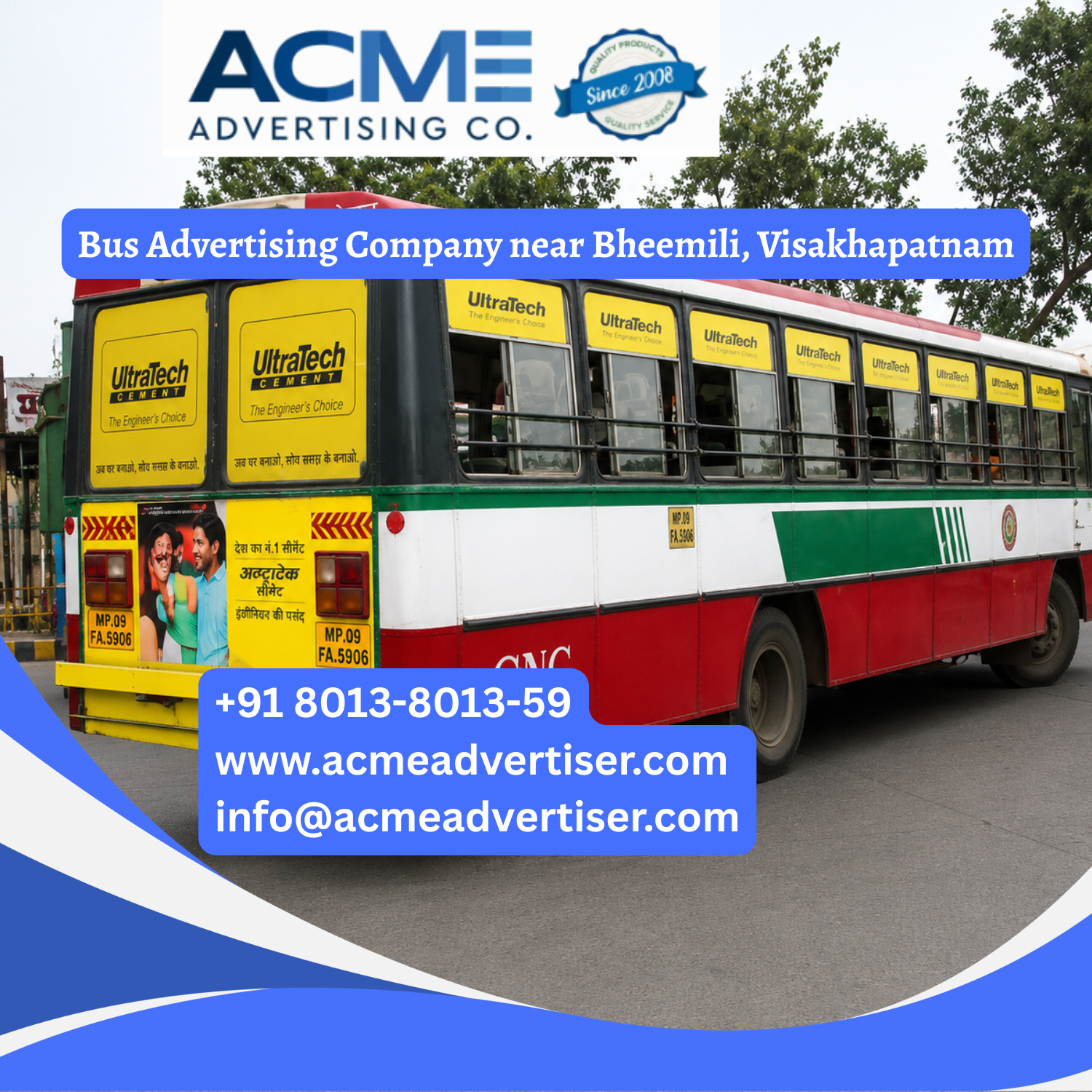 Bus Advertising Company near Bheemili, Visakhapatnam - 