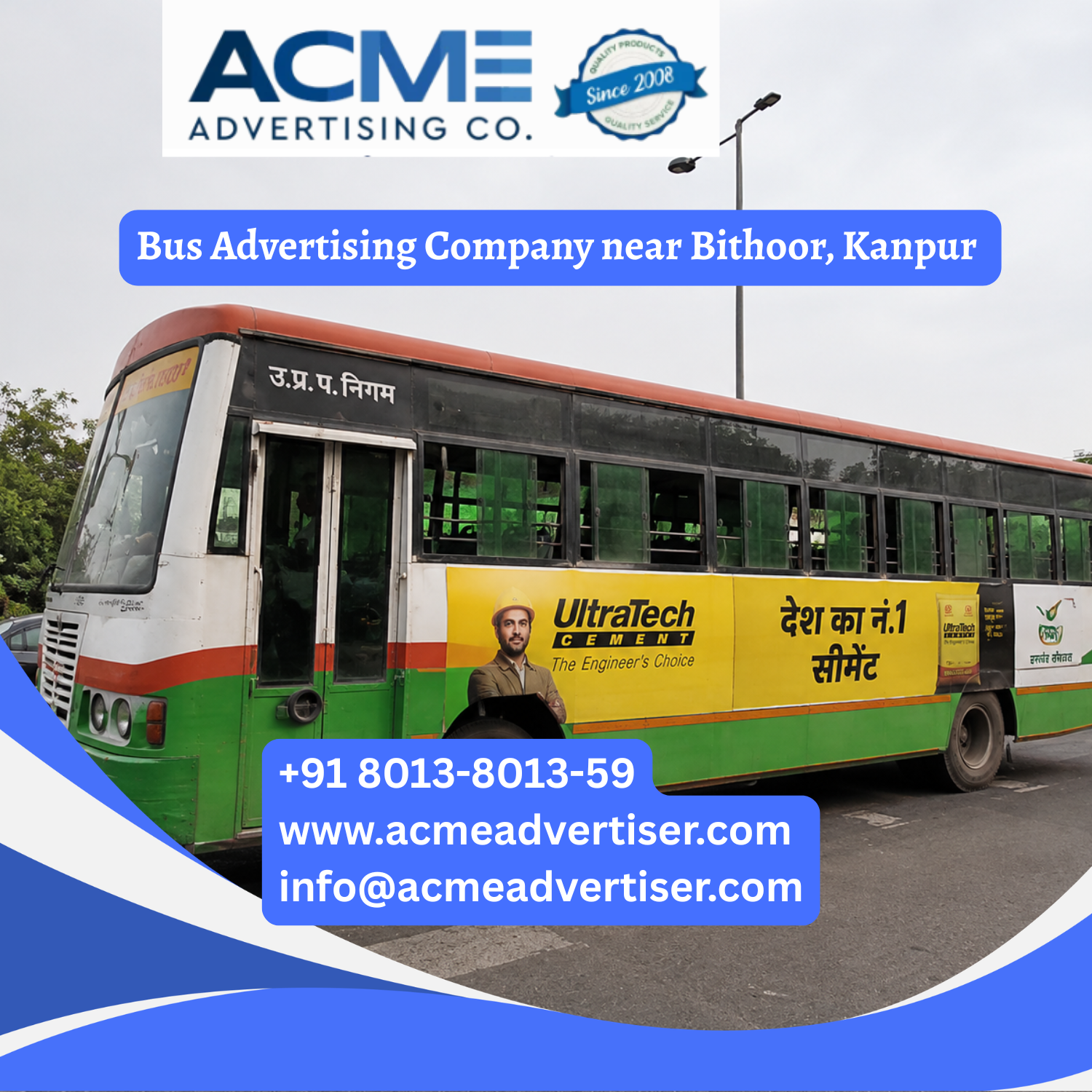 Bus Advertising Company near Bithoor, Kanpur - 