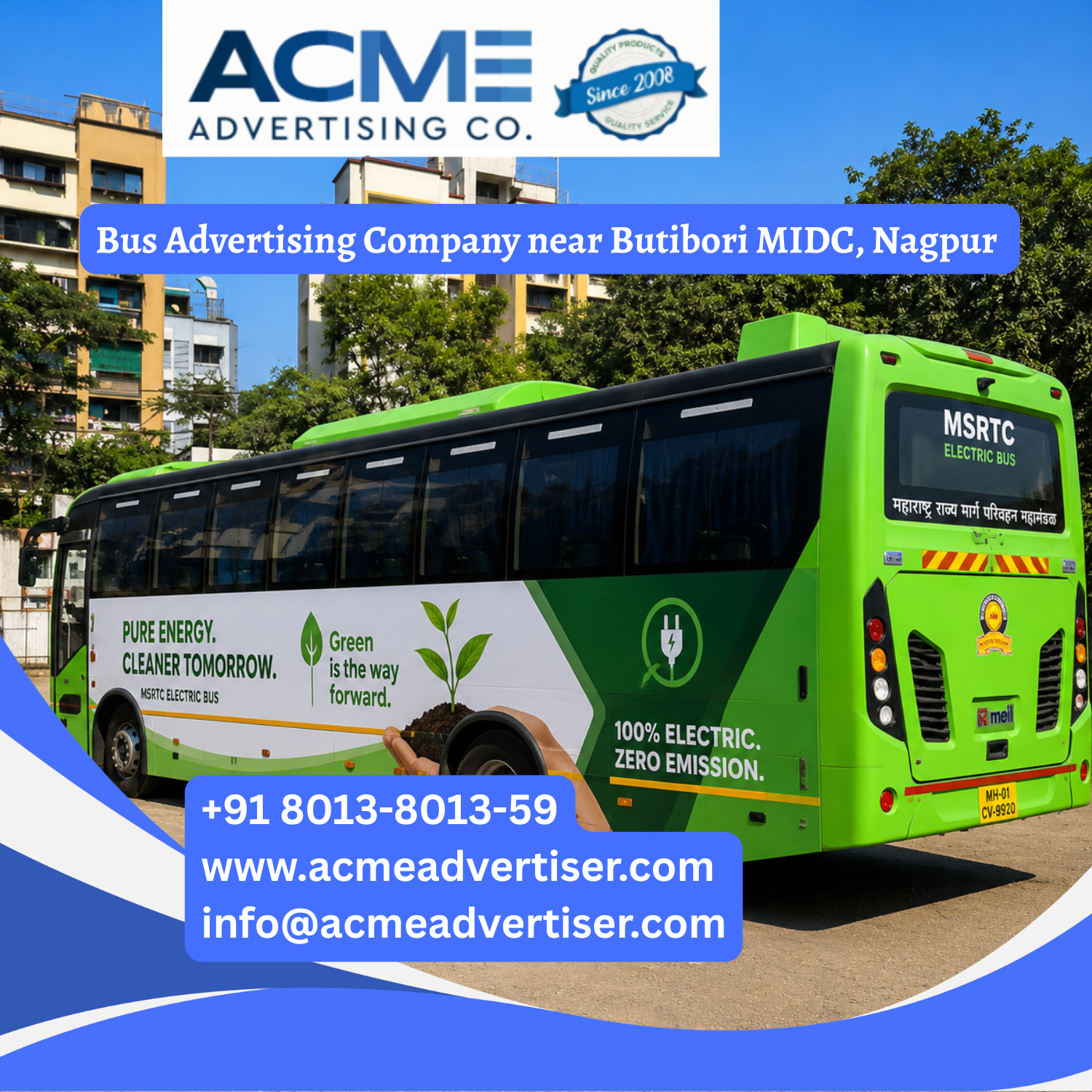 Bus Advertising Company near Butibori MIDC, Nagpur - 