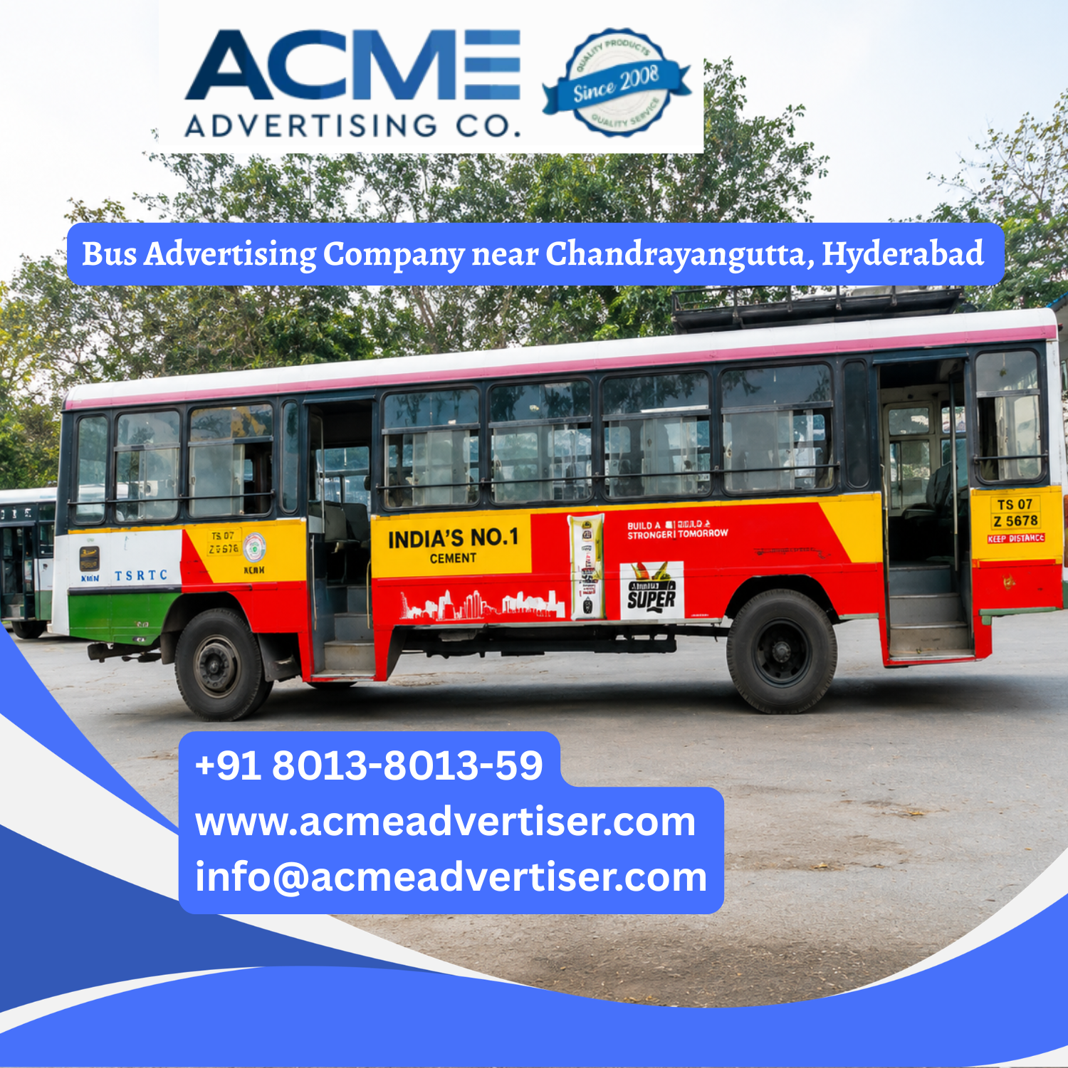 Bus Advertising Company near Chandrayangutta, Hyderabad - 
