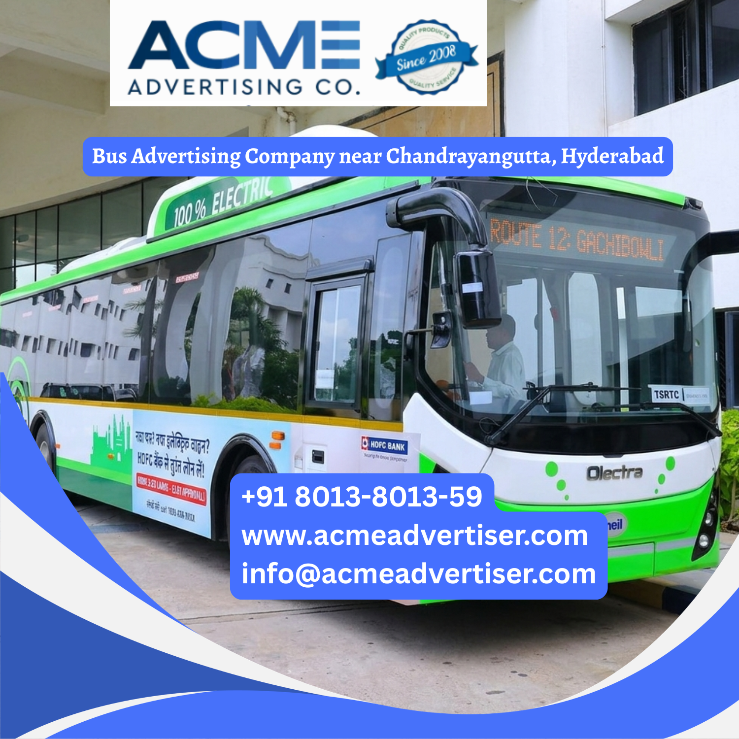 Bus Advertising Company near Chandrayangutta, Hyderabad - 
