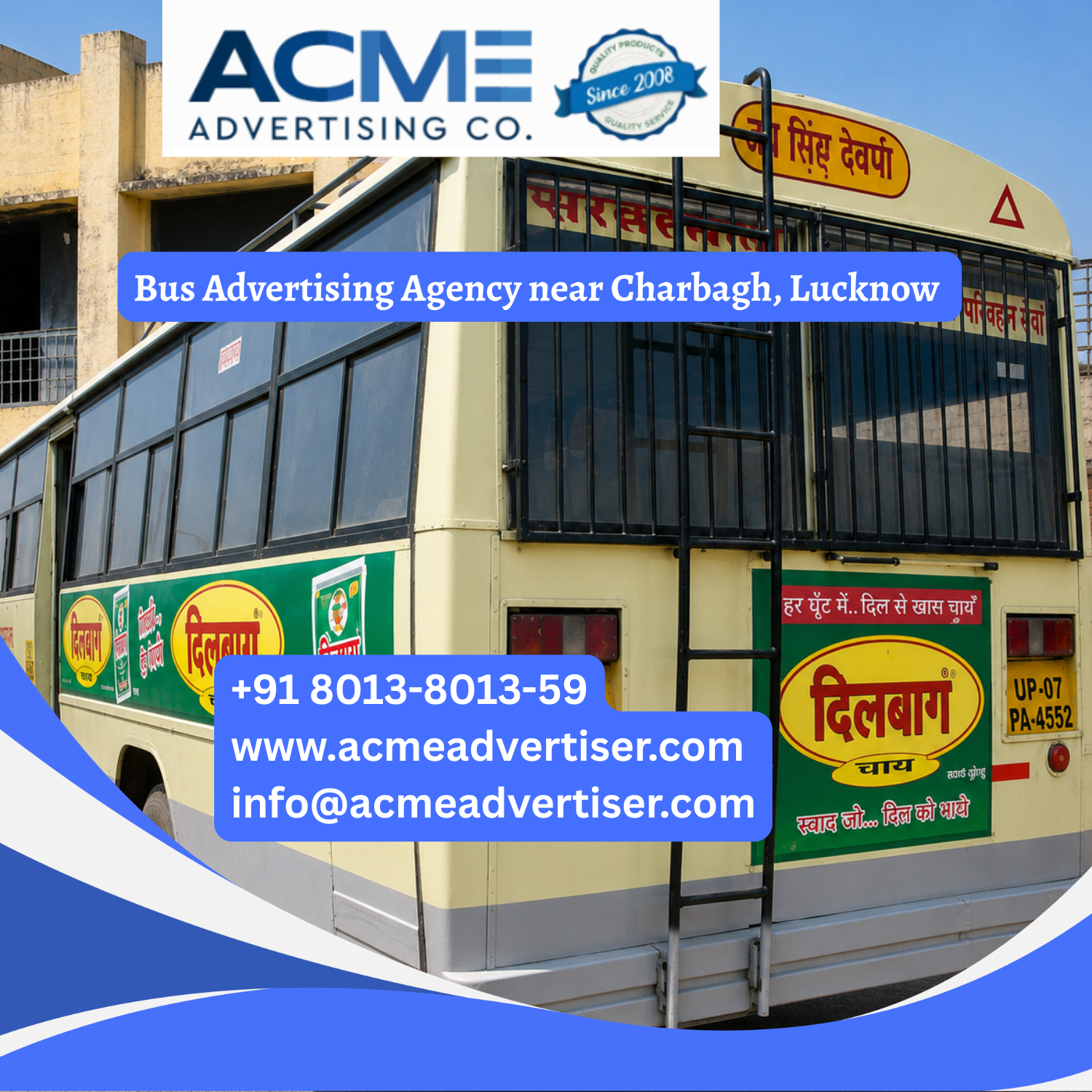 Bus Advertising Agency near Charbagh, Lucknow - 