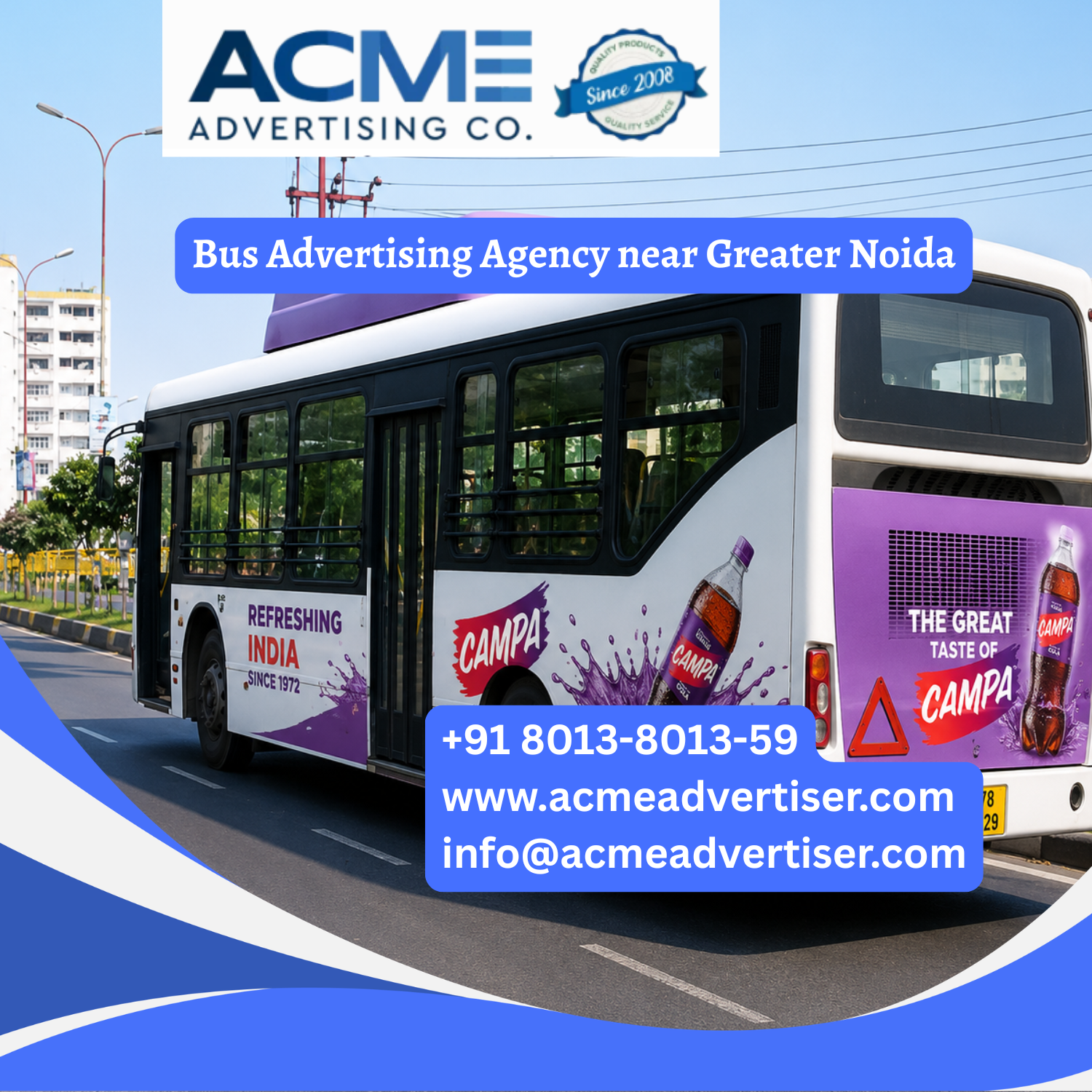 Bus Advertising Agency near Greater Noida - 