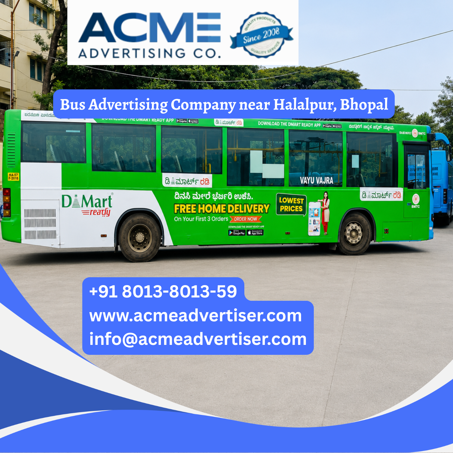 Bus Advertising Company near Halalpur, Bhopal - 