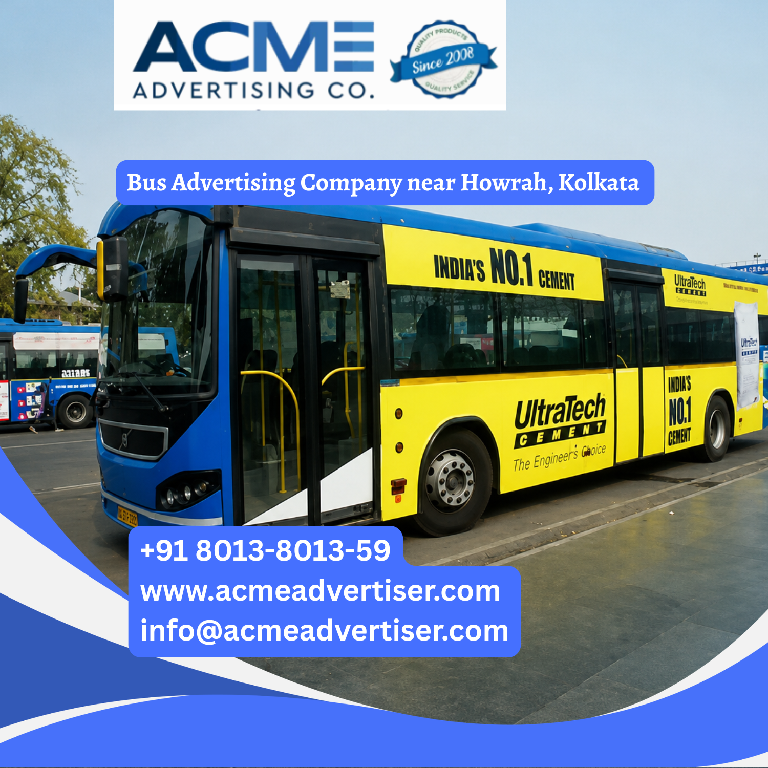 Bus Advertising Company near Howrah, Kolkata - 