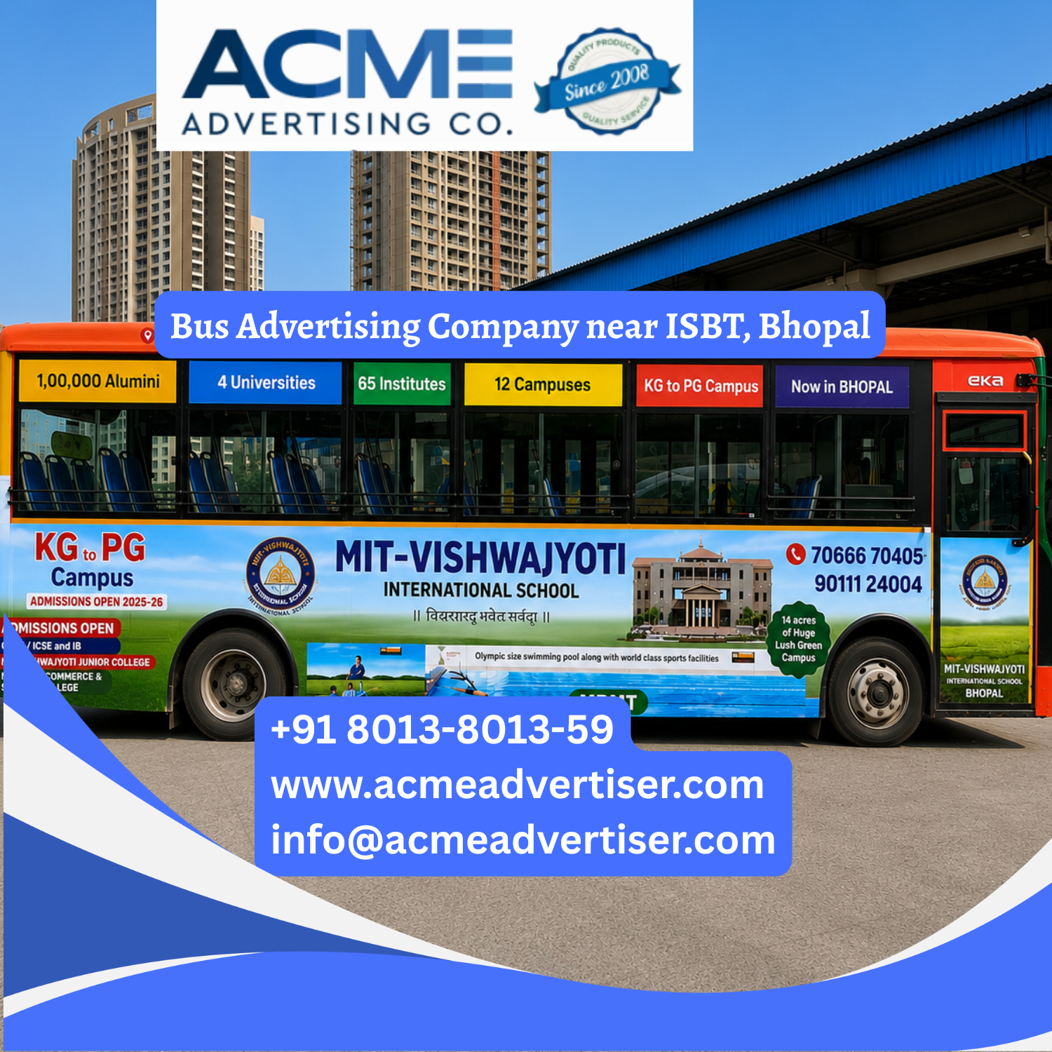 Bus Advertising Company near ISBT, Bhopal - 