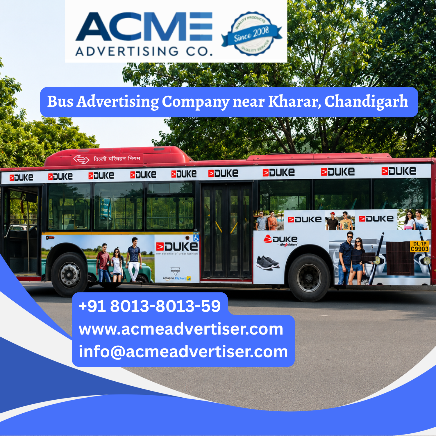 Bus Advertising Company near Kharar, Chandigarh - 